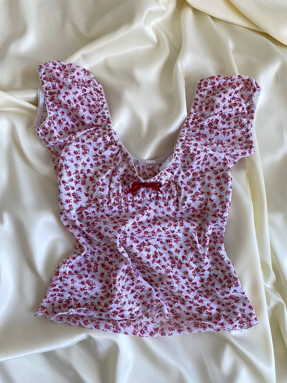 Vintage Vintage coquette tank top Size XS / US 0-2 / IT 36-38 - 6 Thumbnail