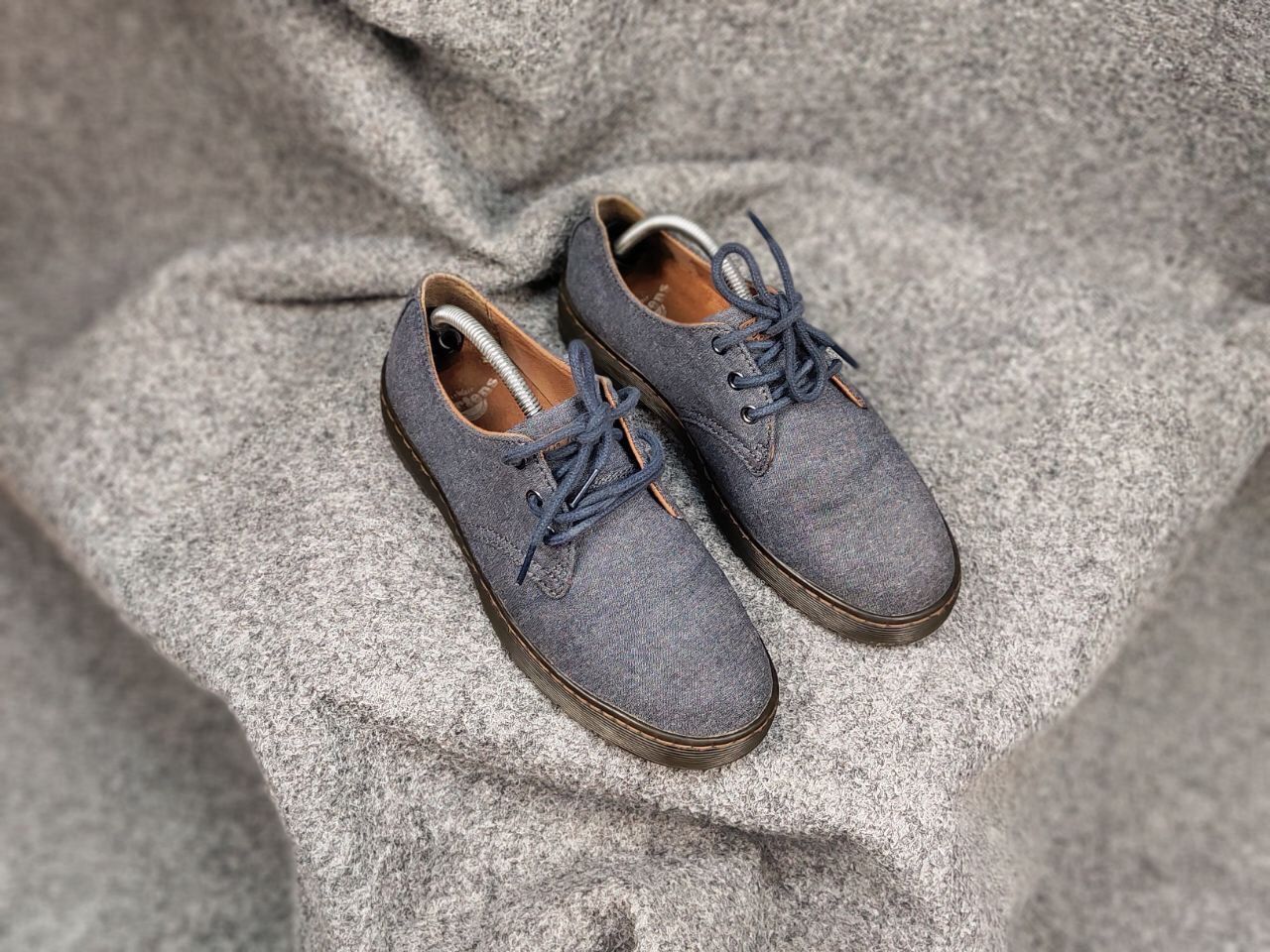 Dr. Martens Dr. Martens Delray Canvas Dark Classic Shoes Oxford Boots Size US 6.5 / EU 39-40 - 3 Thumbnail