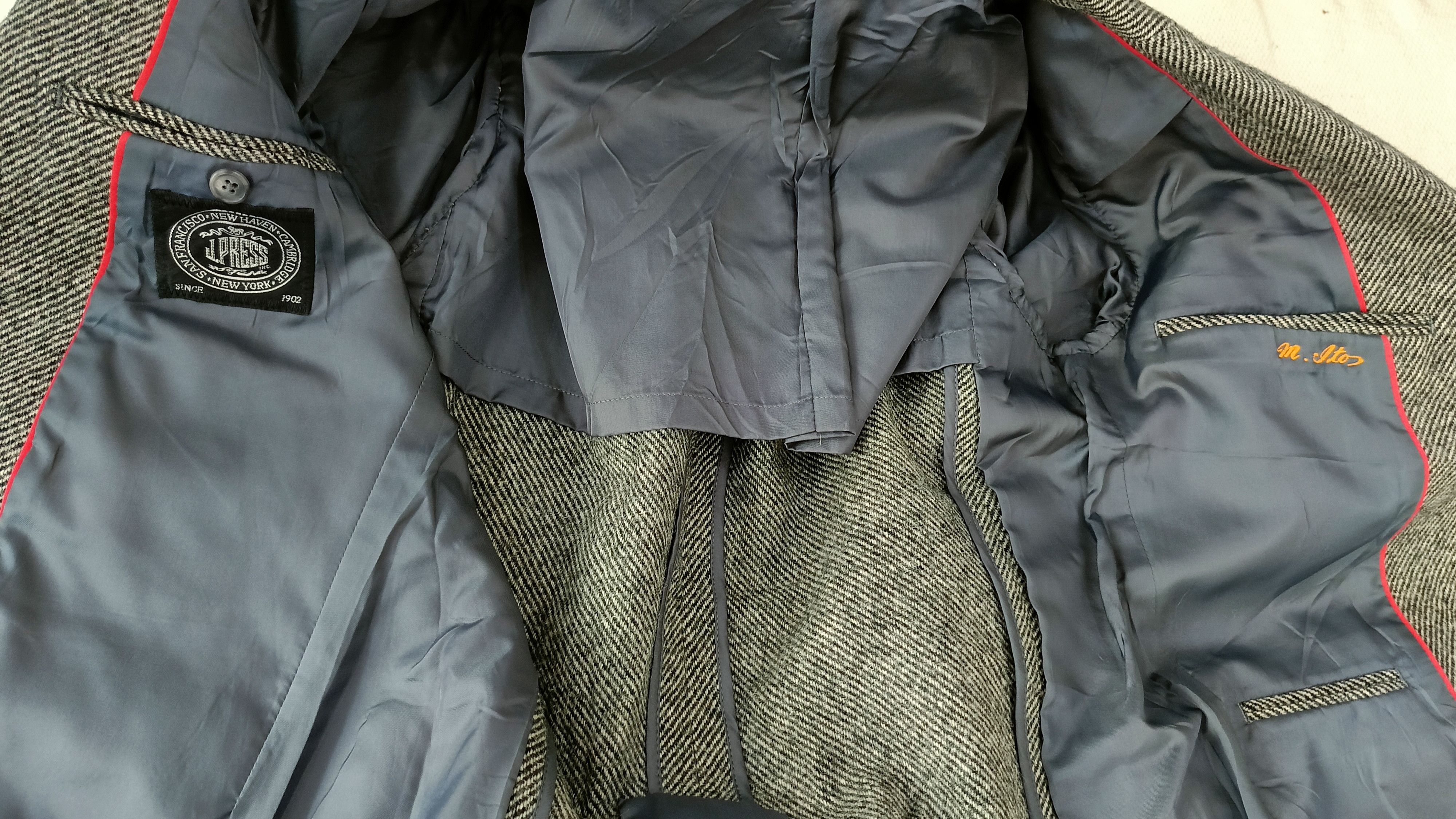 J.Press Japan New York Haven wool tweed suit 109JA64W