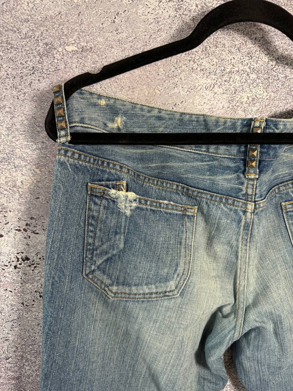 Japanese Brand × Prps × Vintage PRPS JAPAN DENIM VINTAGE PURPLE LABEL IMPALA JEANS DSTD Size 30" / US 8 / IT 44 - 17 Thumbnail
