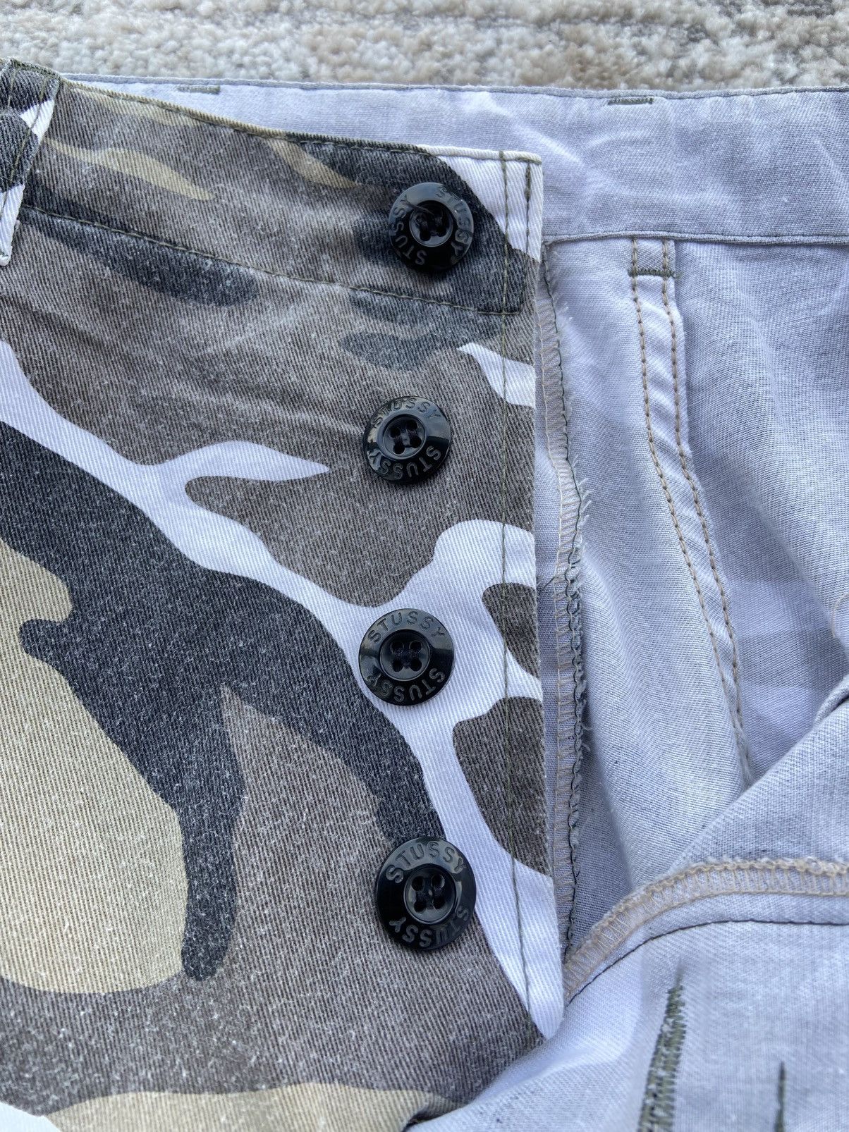 Stussy Vintage Stussy Jorts Woodland Camo Cargo Pants Size US 32 / EU 48 - 5 Thumbnail