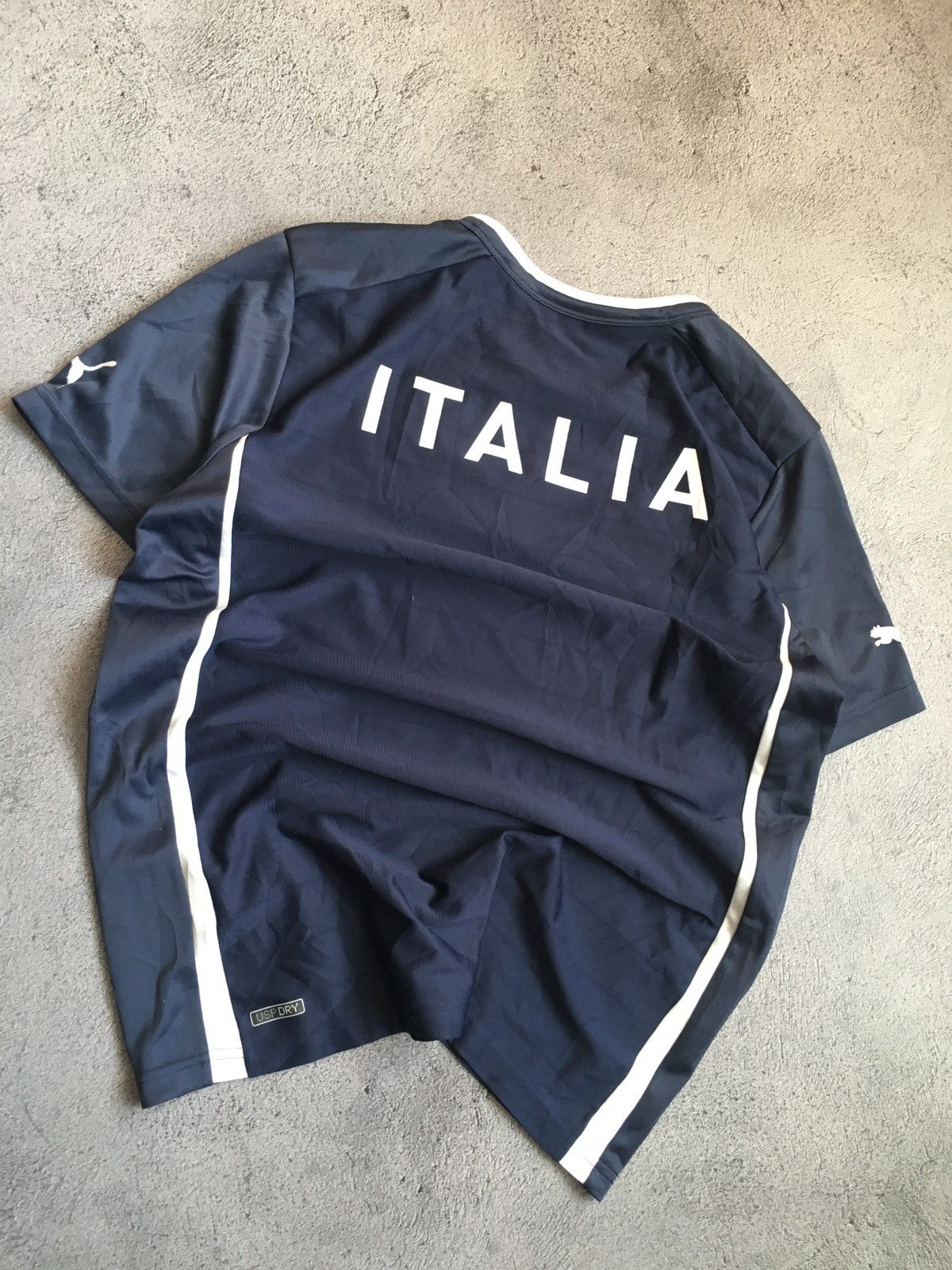 Puma 🐜 Puma Vintage Italia Football Soccer Jersey T-Shirt Size US M / EU 48-50 / 2 - 2 Thumbnail