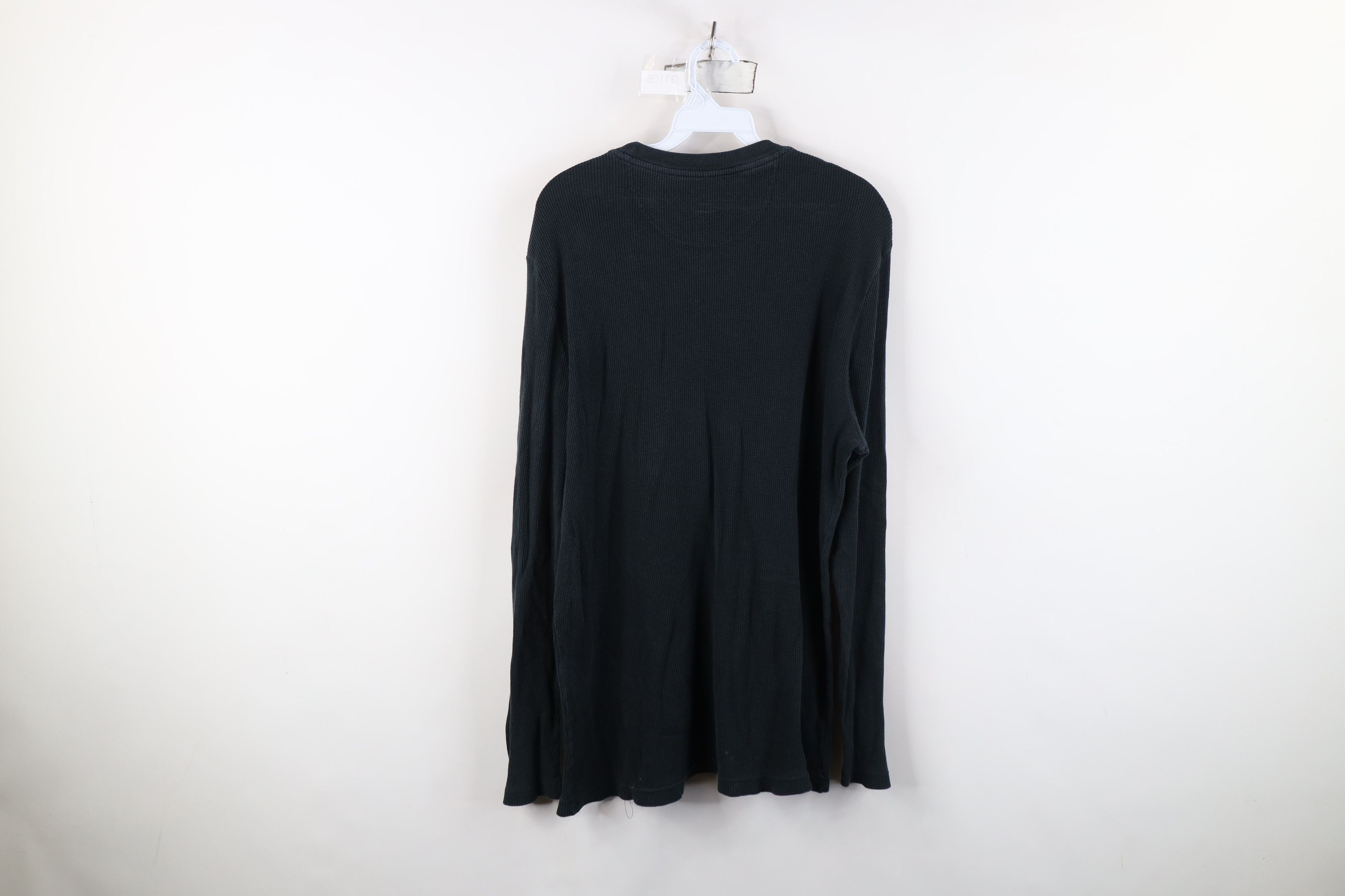 Lacoste Vintage Y2K Lacoste Croc Logo Thermal Waffle Knit T-Shirt Size US XL / EU 56 / 4 - 12 Thumbnail