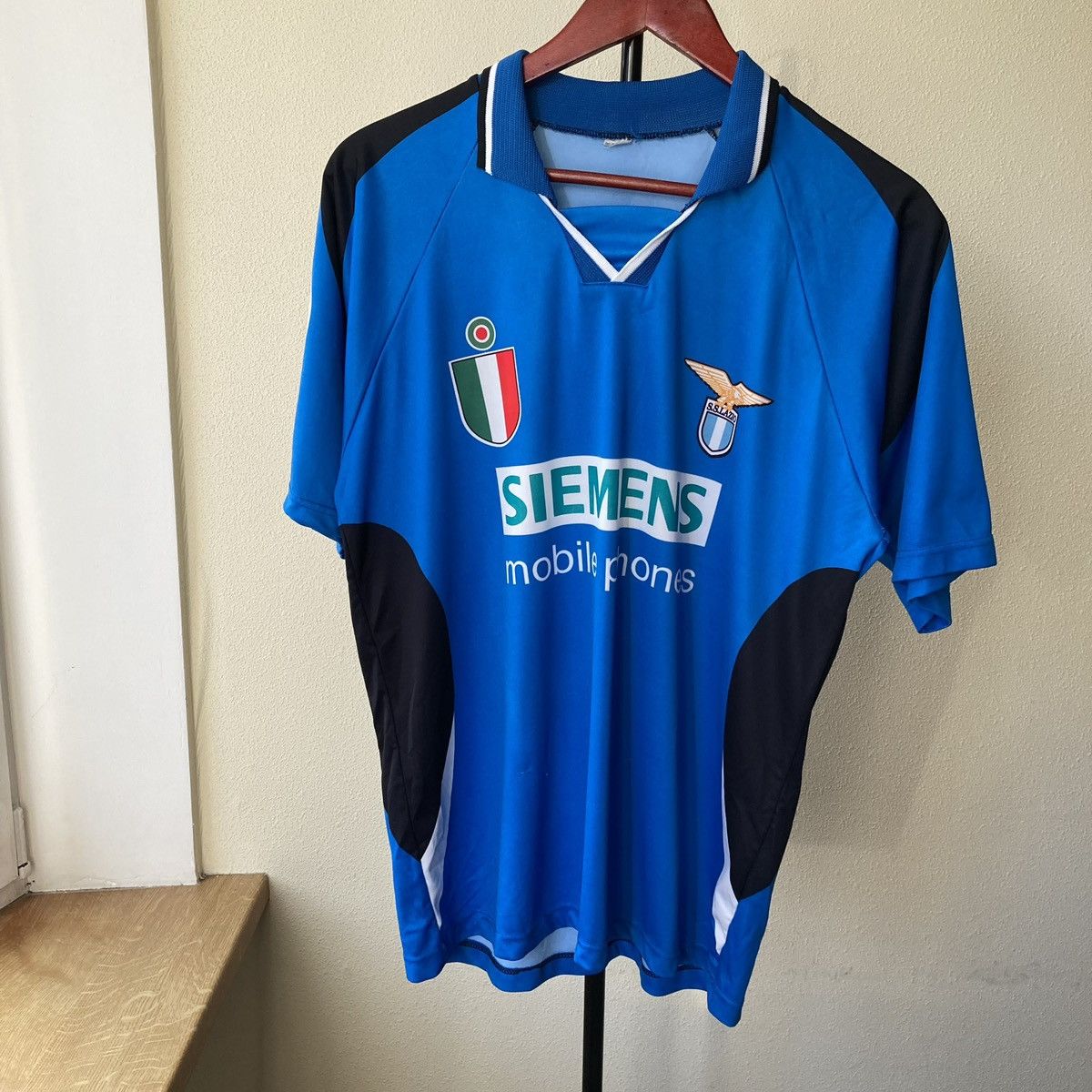 Vintage Veron Lazio FC Jersey Fan Jersey Vintage Blokcore Style Size US XL / EU 56 / 4 - 1 Thumbnail