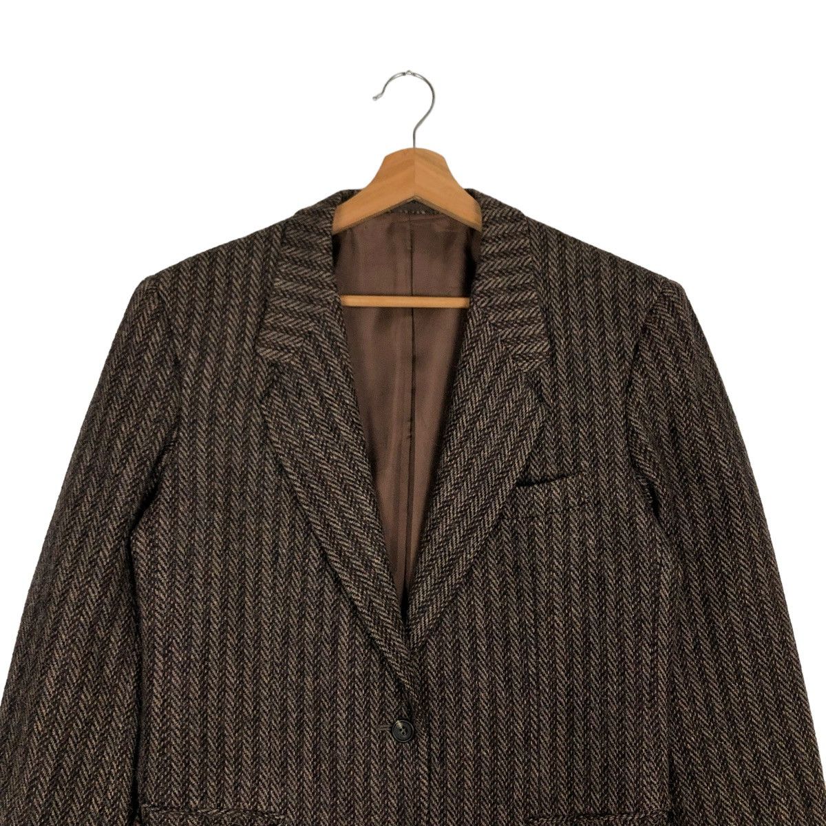 Vintage 💥Rare Double Breast Pin Striped Jacket Louis Feraud Paris Size US M / EU 48-50 / 2 - 3 Thumbnail