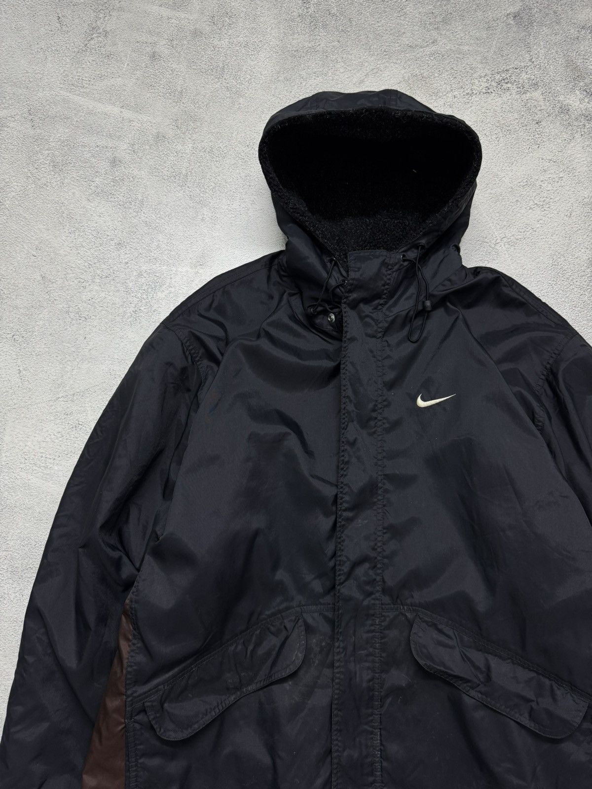 Nike Vintage Y2k Nike Nylon Swoosh Jacket 00’s Size US L / EU 52-54 / 3 - 6 Thumbnail