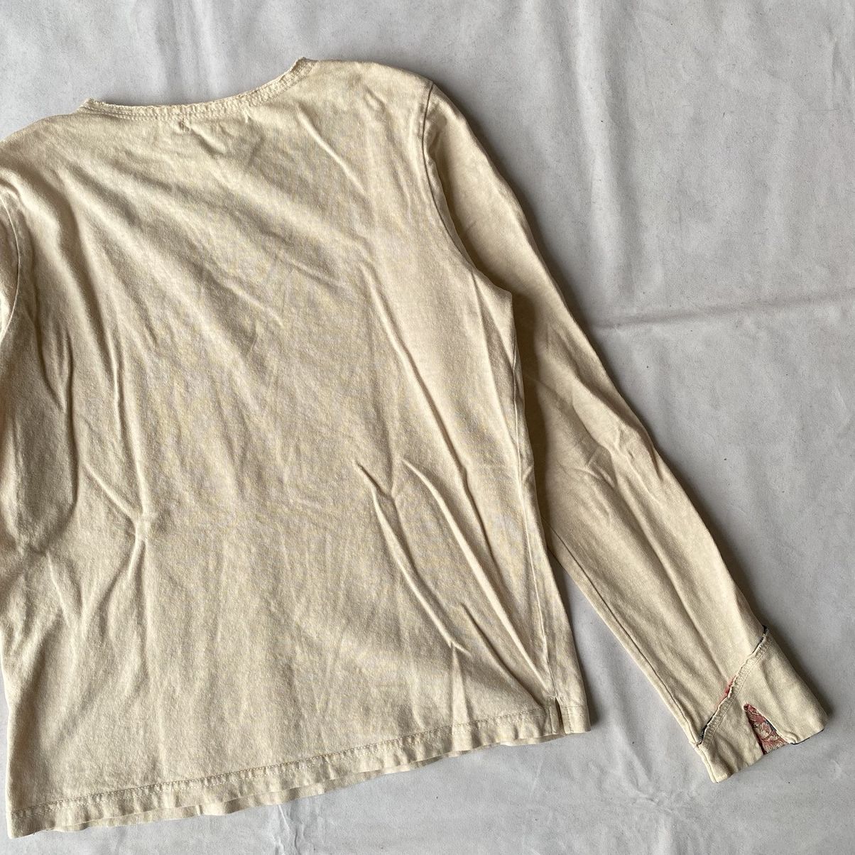 If Six Was Nine × Issey Miyake × Japanese Brand Basic Japanese Raw Asymmetrical Cut Issey Miyake Style Tees Size US L / EU 52-54 / 3 - 11 Thumbnail