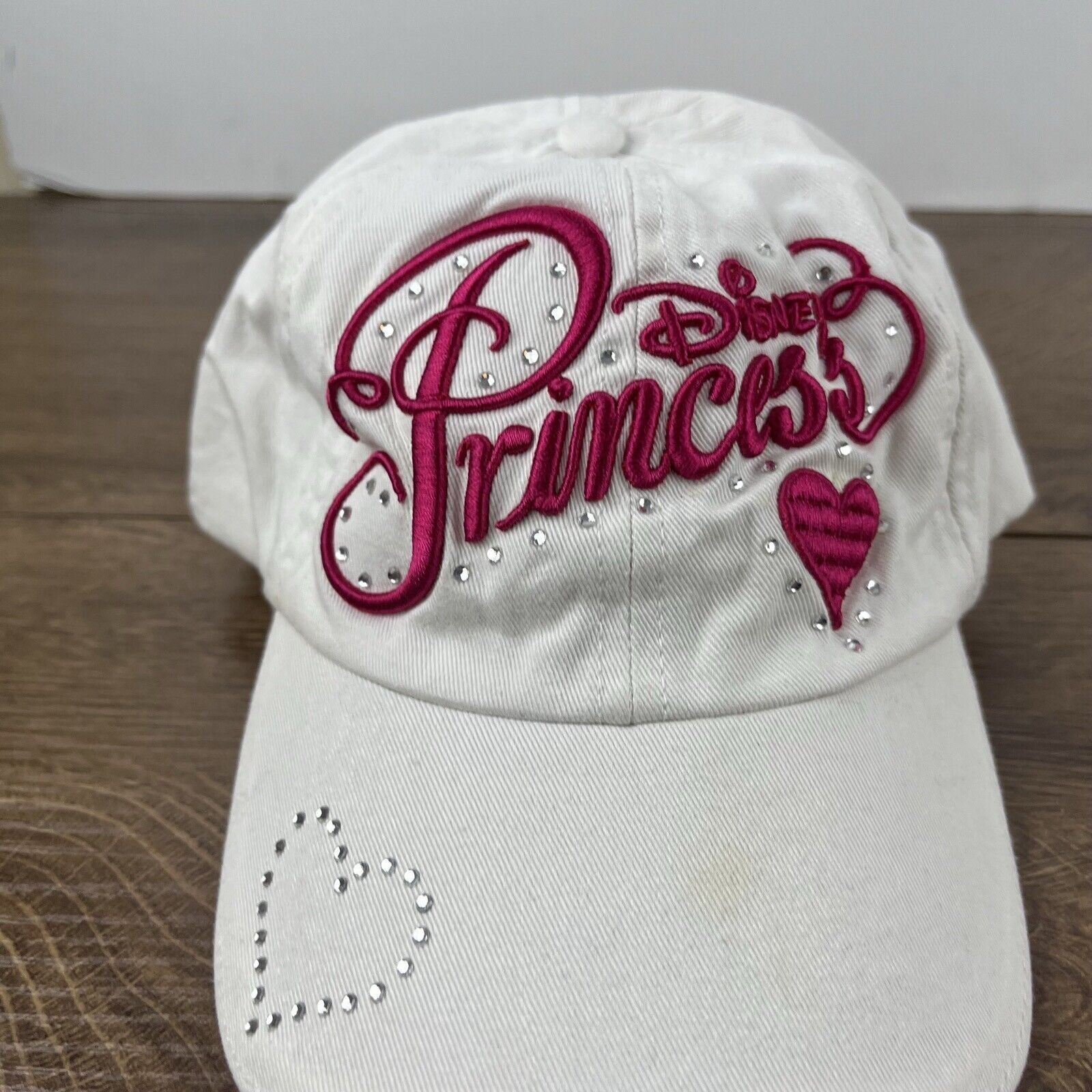 Disney Disney Princess Hat White Cap Hat Adjustable Hat White Adult Size ONE SIZE - 6 Thumbnail