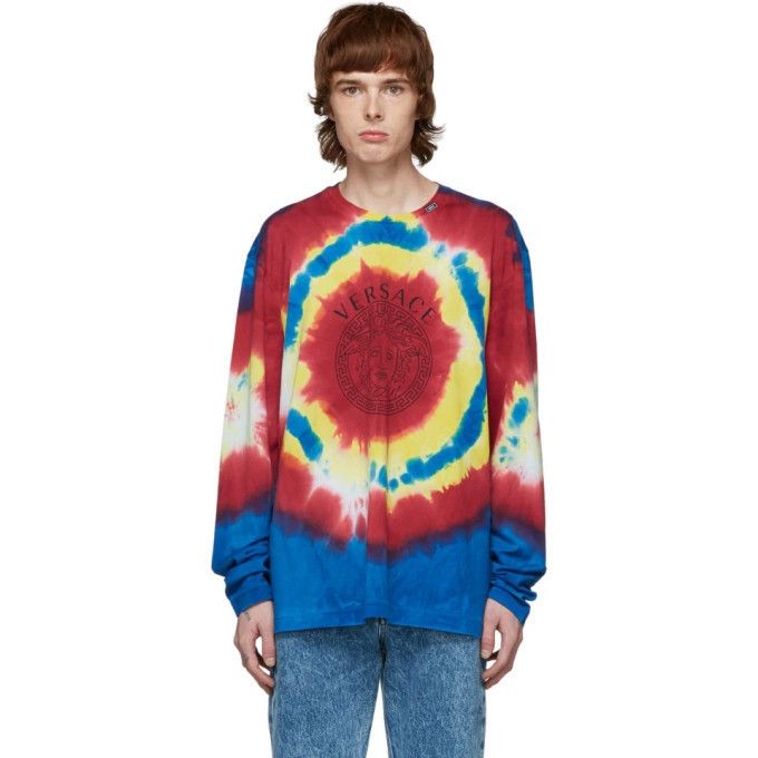 Versace o1y0525 Logo Crewneck T-Shirt in Multicolor Size US L / EU 52-54 / 3 - 1 Thumbnail