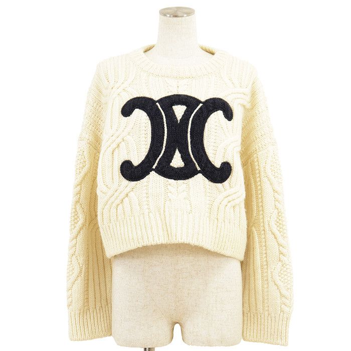Celine Celine Celine Wool Chunky Knit Sweater Textile Tops DUTY FREE for USA Size ONE SIZE - 1 Thumbnail
