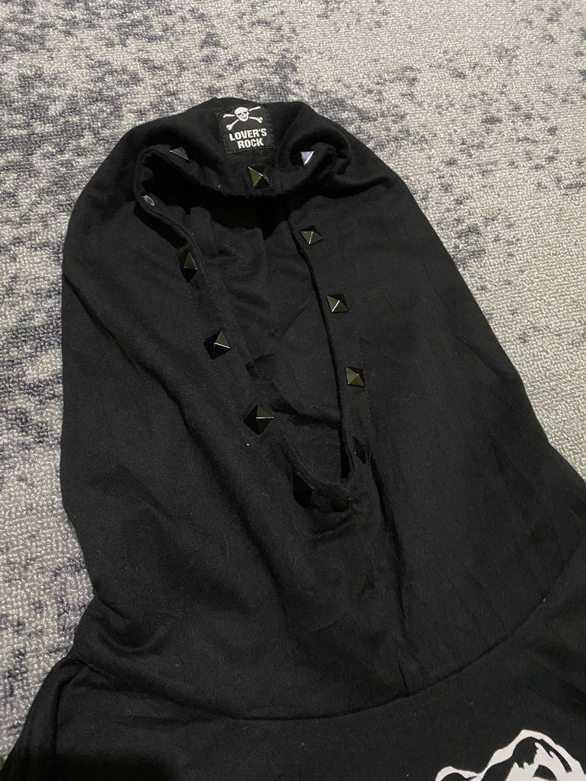 Hysteric Glamour × If Six Was Nine × Le Grande Bleu (L.G.B.) Y2k Super Lovers skelton ifsixwasnine studded hoodie Size US L / EU 52-54 / 3 - 5 Thumbnail