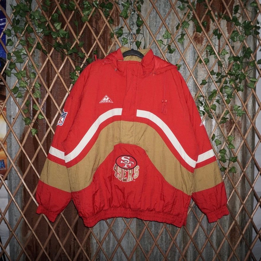 Pro Line XL - Vintage Y2K Apex one puffer San Francisco 49ers jacket Size US XL / EU 56 / 4 - 2 Thumbnail