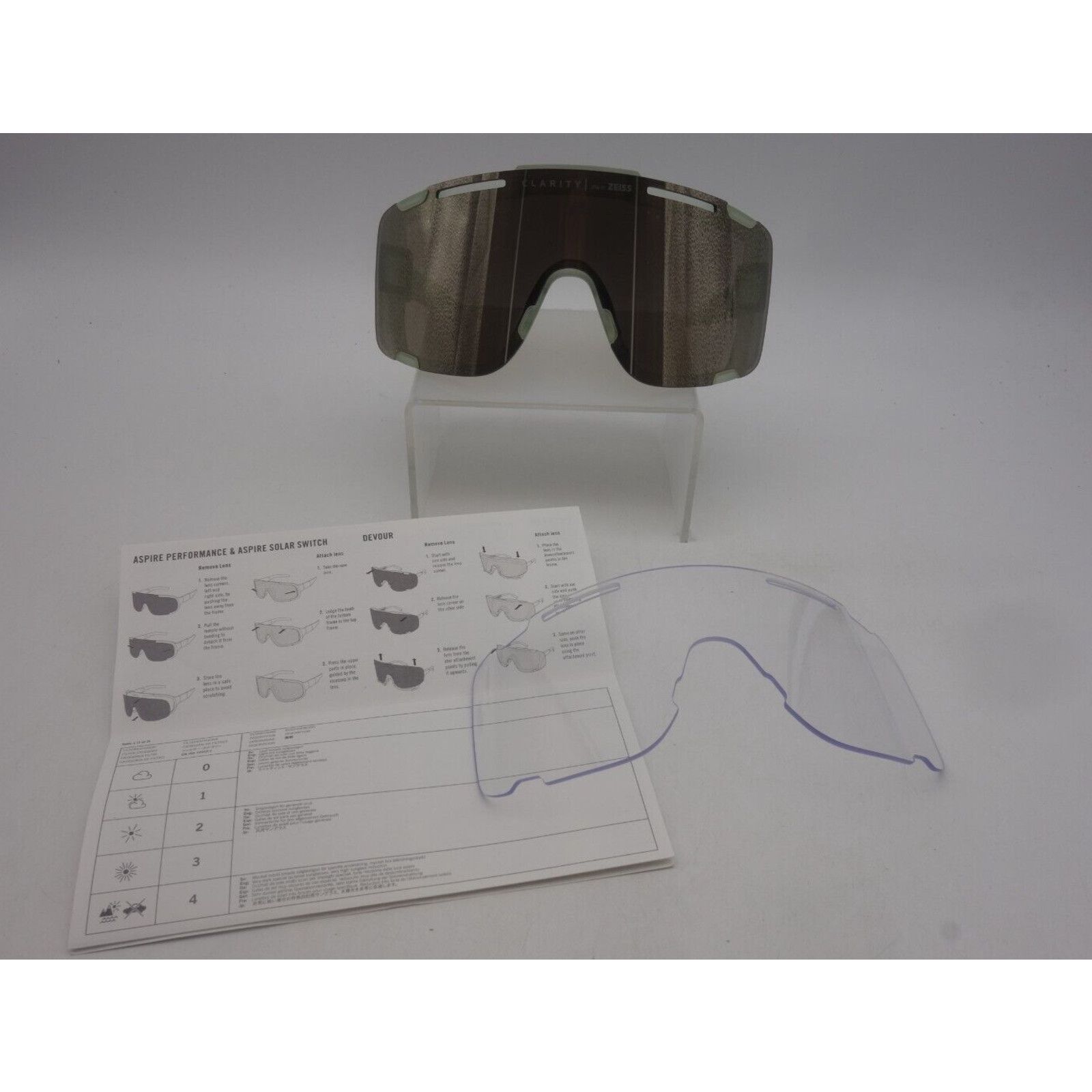 Other NEW POC Aspire Sunglasses & Performance Switch Green Frame 2 Size ONE SIZE - 1 Thumbnail
