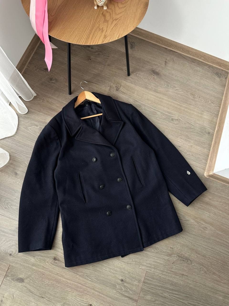 Japanese Brand × Vintage Vintage Japanese Michel Beaudouin Blue Coat Jacket Size US XL / EU 56 / 4 - 7 Thumbnail