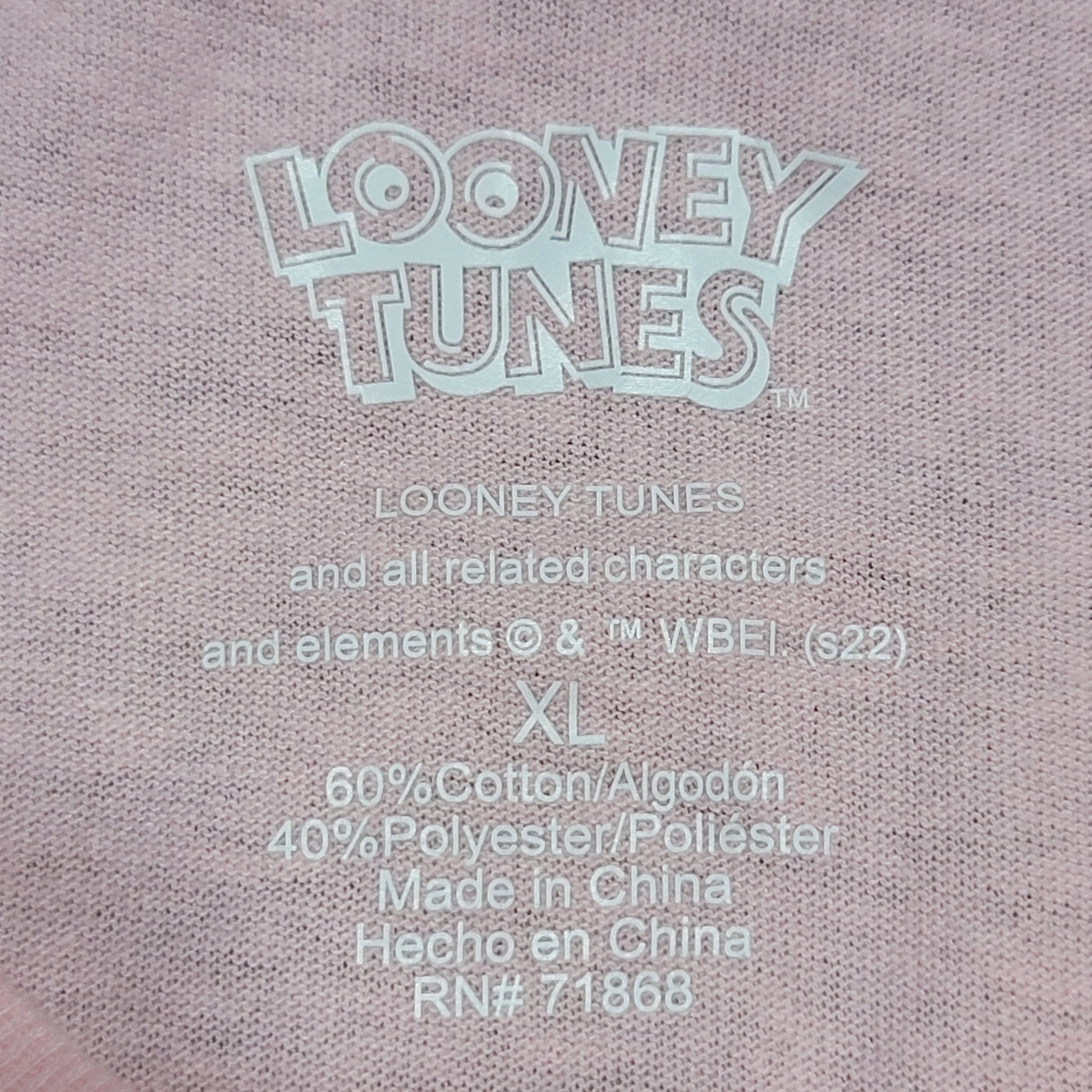 Other Looney Tunes SS Pink Shirt Crazy Bugs Bunny - Size XL NWT Size XL / US 12-14 / IT 48-50 - 3 Thumbnail
