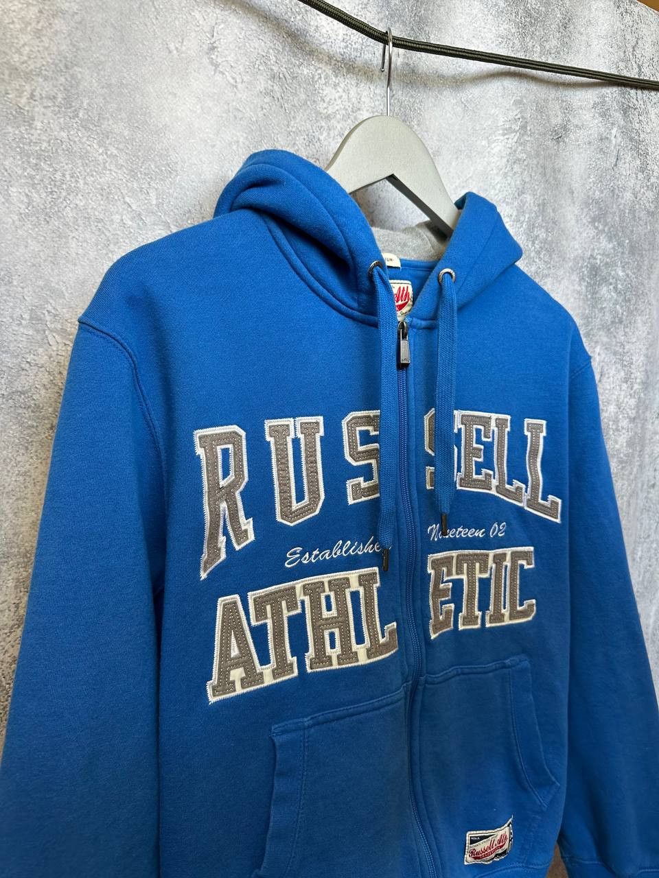 Russell Athletic Russell Athletic Full Zip Hoodie Vintage Sunfaded Rich USA Size US M / EU 48-50 / 2 - 4 Thumbnail