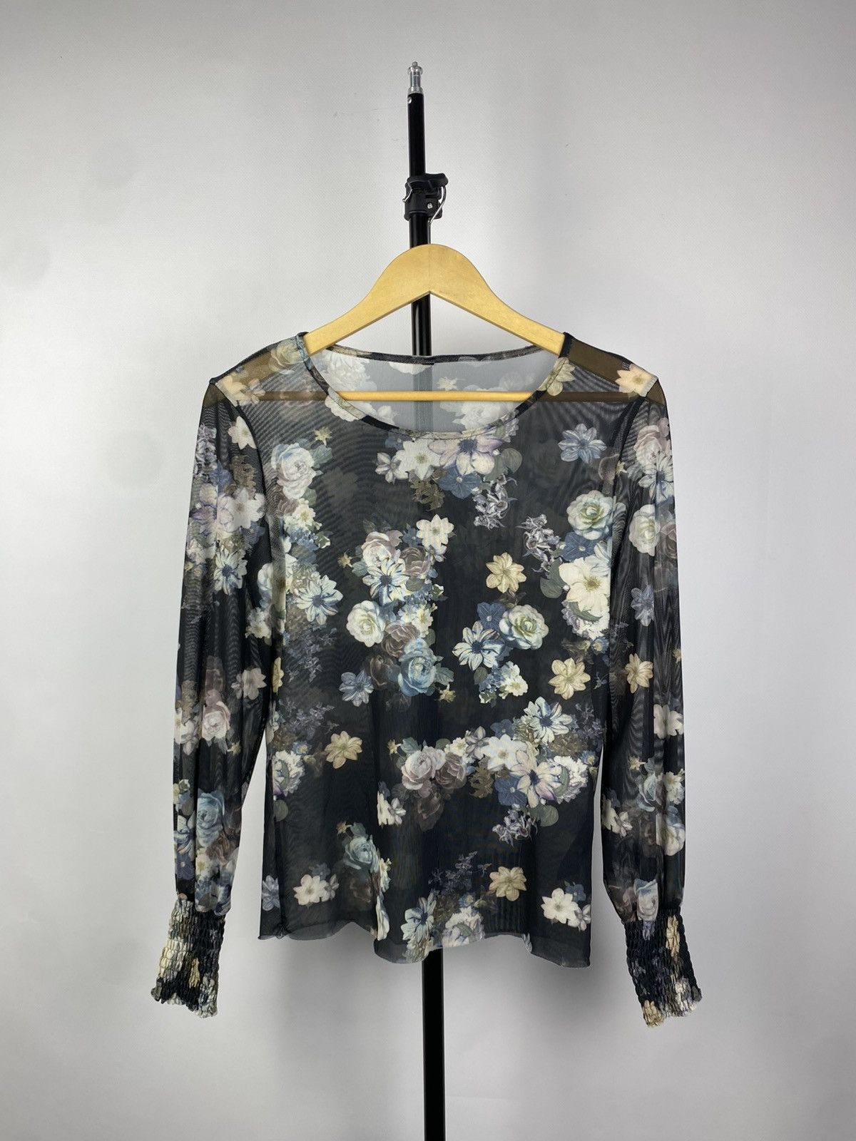 Designer × Japanese Brand × Vintage Save The Queen Jean Paul Gaultier Style Mesh Blouses Size M / US 6-8 / IT 42-44 - 1 Thumbnail