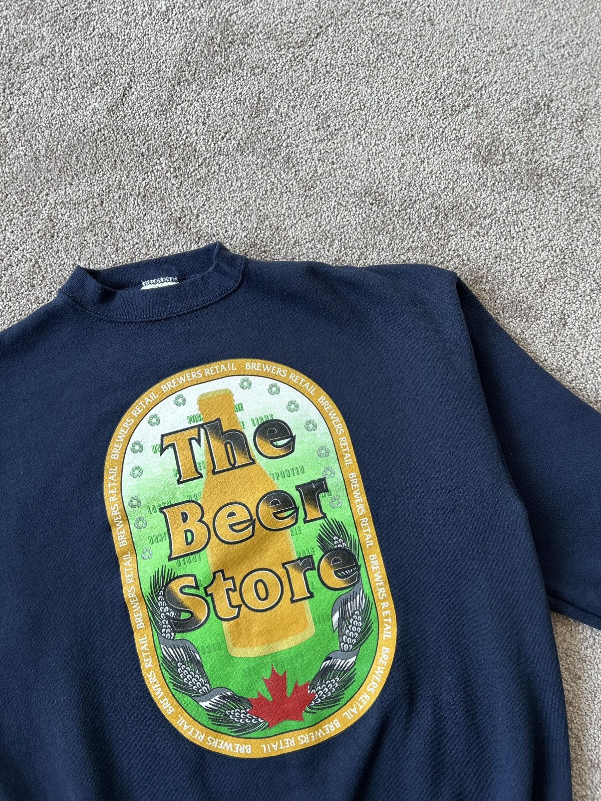 Tultex × Vintage Vintage 90s Brewers Retail The Beer Store Sweater Size US M / EU 48-50 / 2 - 3 Thumbnail