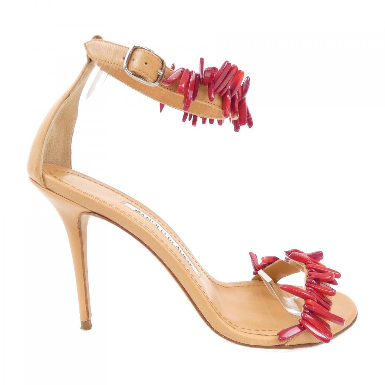 Manolo Blahnik Manolo Blahnik Manolo Blahnik Sandals Leather Shoes DUTY FREE for USA Size ONE SIZE - 1 Thumbnail