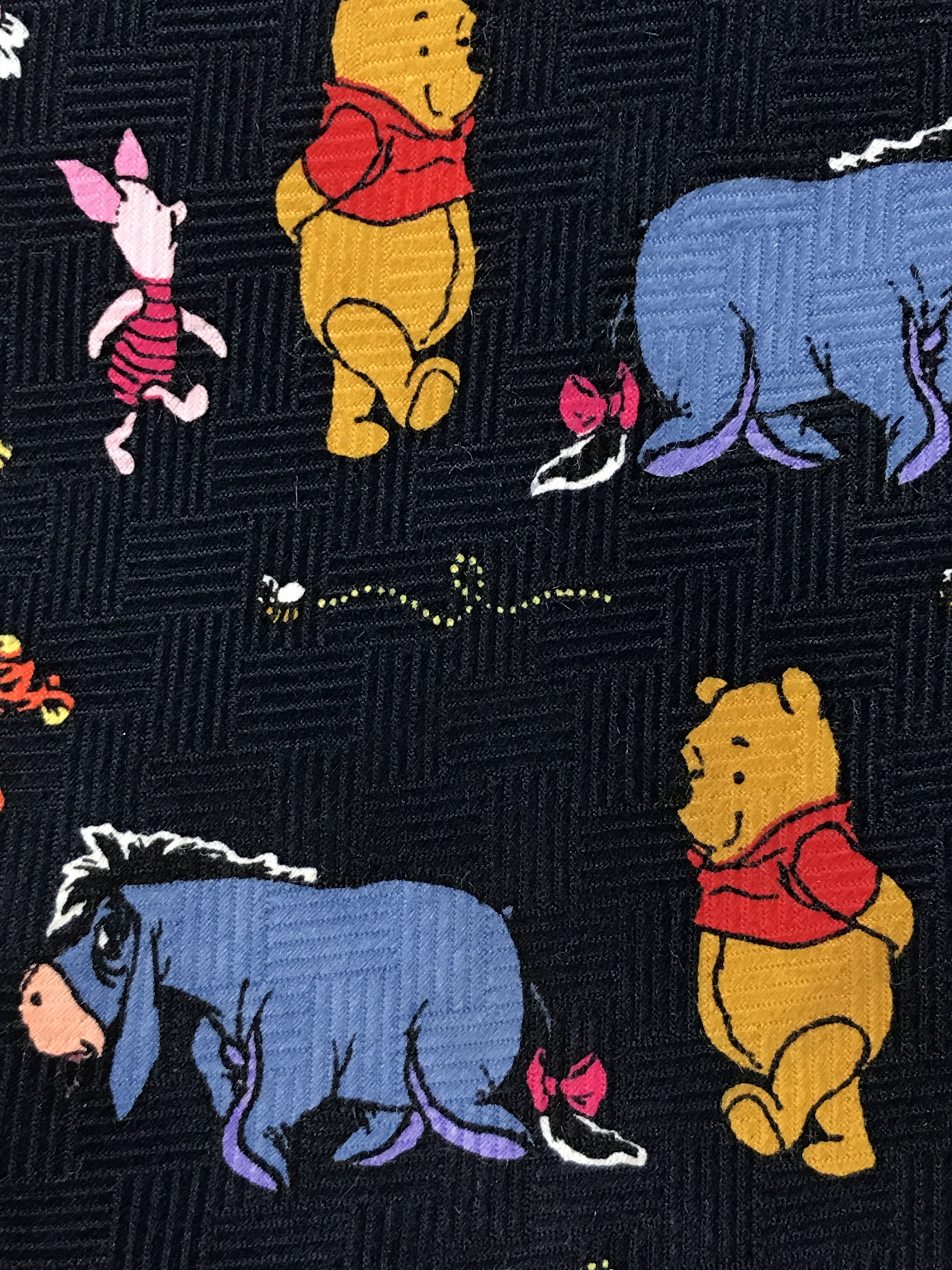 Designer × Vintage Vintage Pooh 100% Polyester Necktie Size ONE SIZE - 5 Thumbnail
