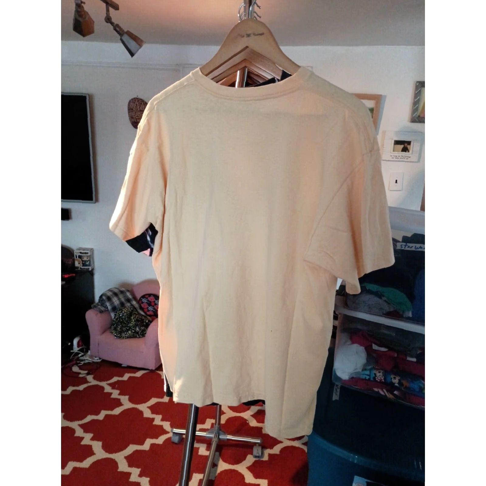 Calvin Klein VINTAGE Calvin Klein T-Shirt USA Size XL Men Ivory Distressed Grail Cream Size US XL / EU 56 / 4 - 5 Thumbnail