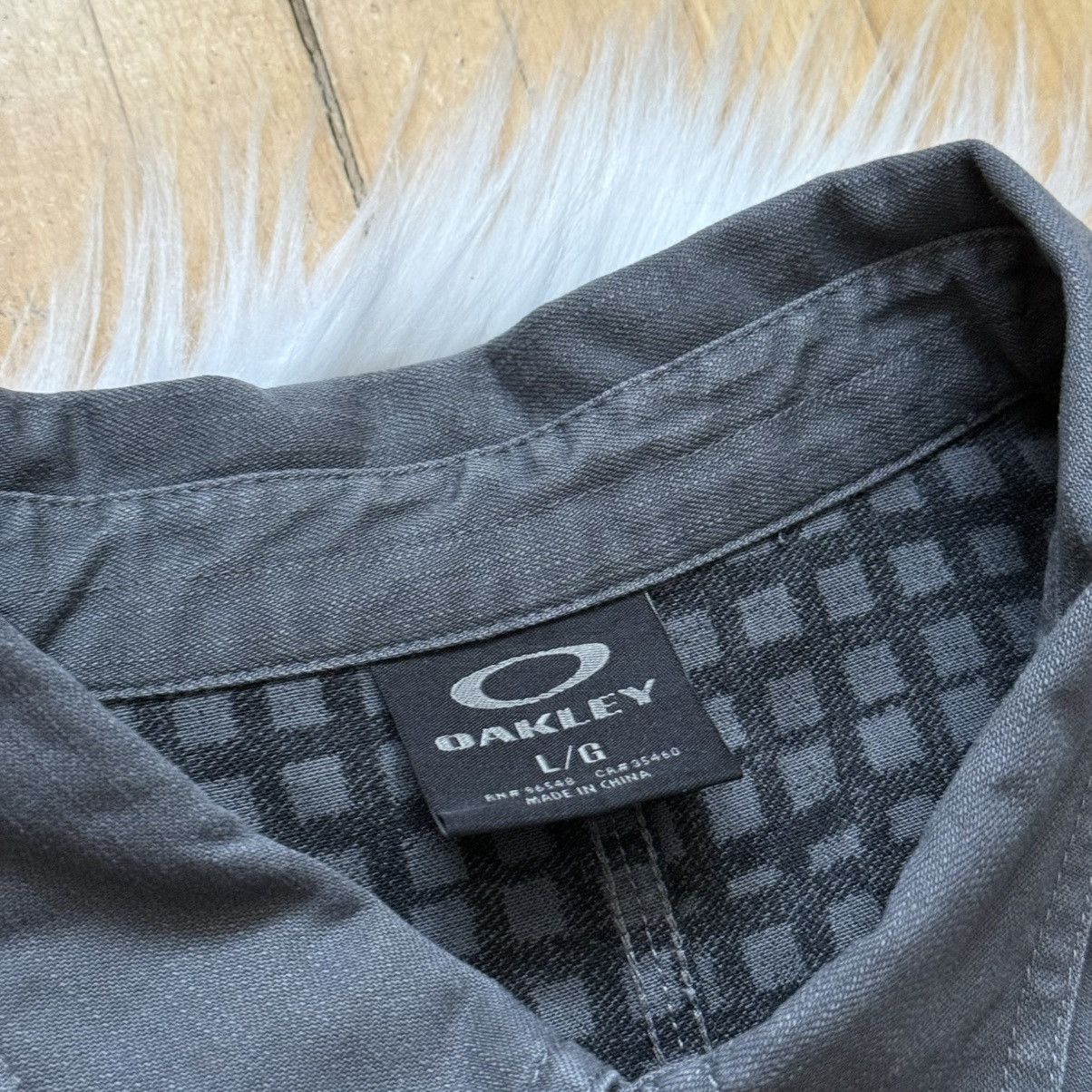 Oakley 📌 Vintage Oakley 00s Crazy Overshirt Jacket Size US L / EU 52-54 / 3 - 6 Thumbnail