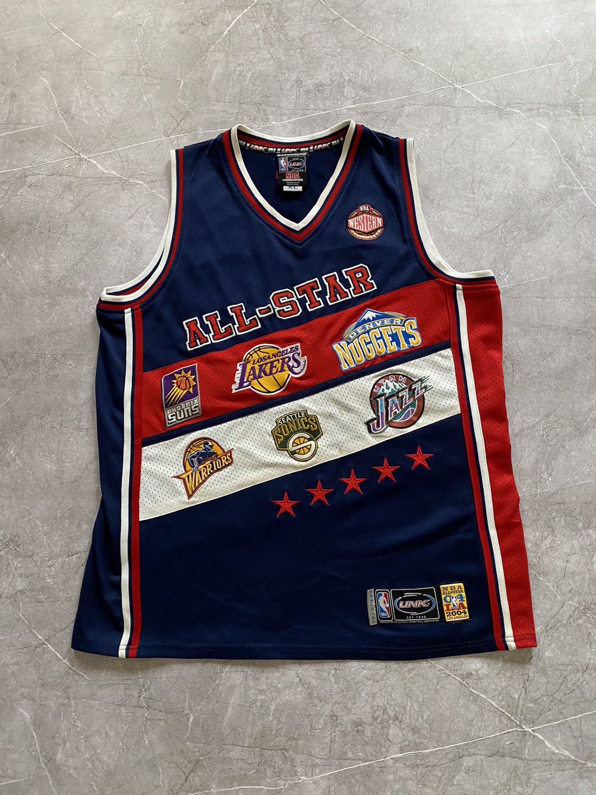 NBA NBA All-Star Game Western Conference 2004 Basketball Jersey Size US XL / EU 56 / 4 - 2 Thumbnail