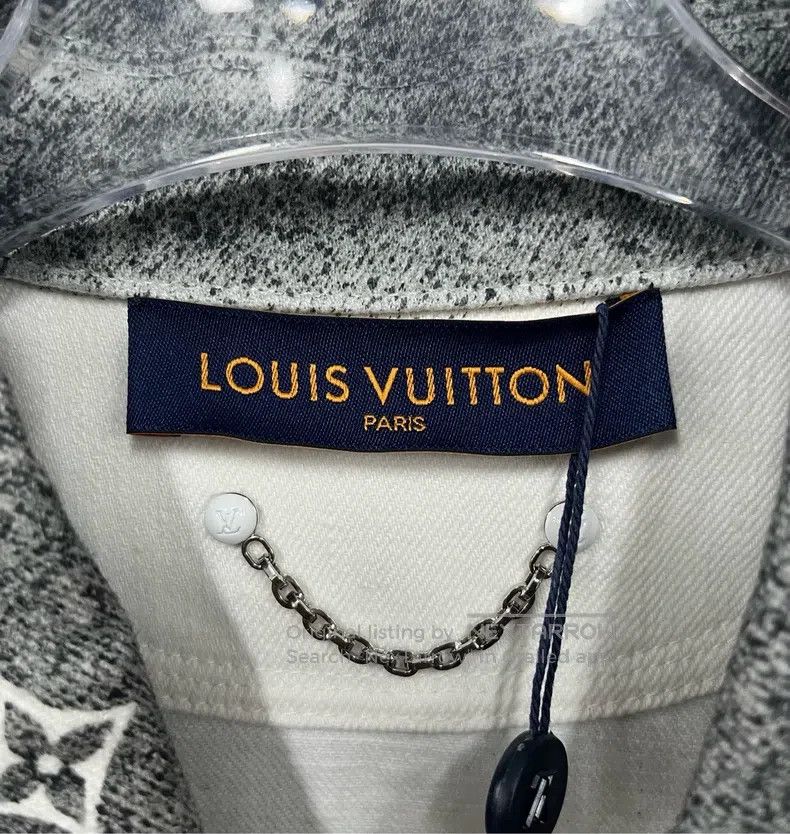 Louis Vuitton Louis Vuitton Grey Star Gradient Denim Jacket Size US XS / EU 42 / 0 - 3 Thumbnail