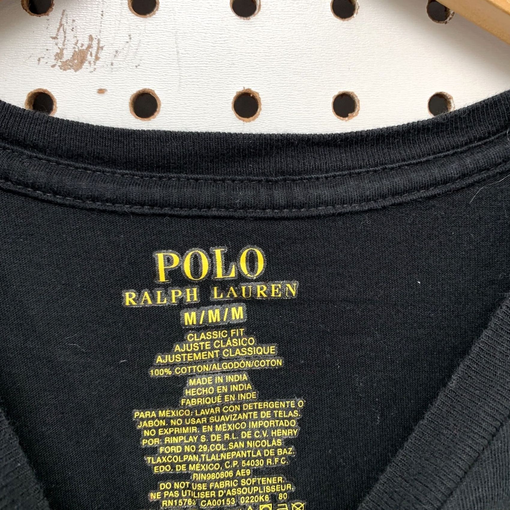 Ralph Lauren Ralph Lauren Shirt Mens M Red Polo Black Short Sleeve Men Pony 16x27 Size US M / EU 48-50 / 2 - 5 Thumbnail