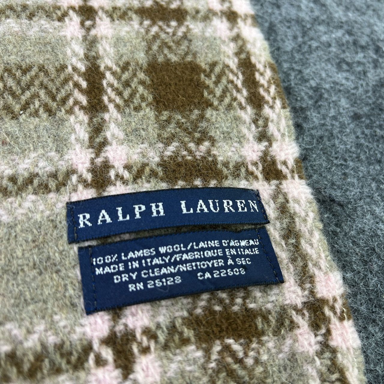 Ralph Lauren × Vintage Ralph Lauren Scarf / Muffler / Neckwear T545 Size ONE SIZE - 6 Thumbnail