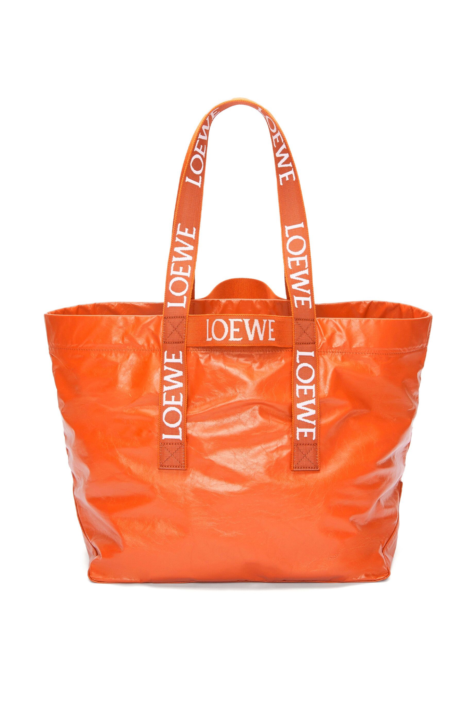 Loewe o1in1g0426 Size: OS / Fold Shopper Bag in Orange Size ONE SIZE - 1 Thumbnail