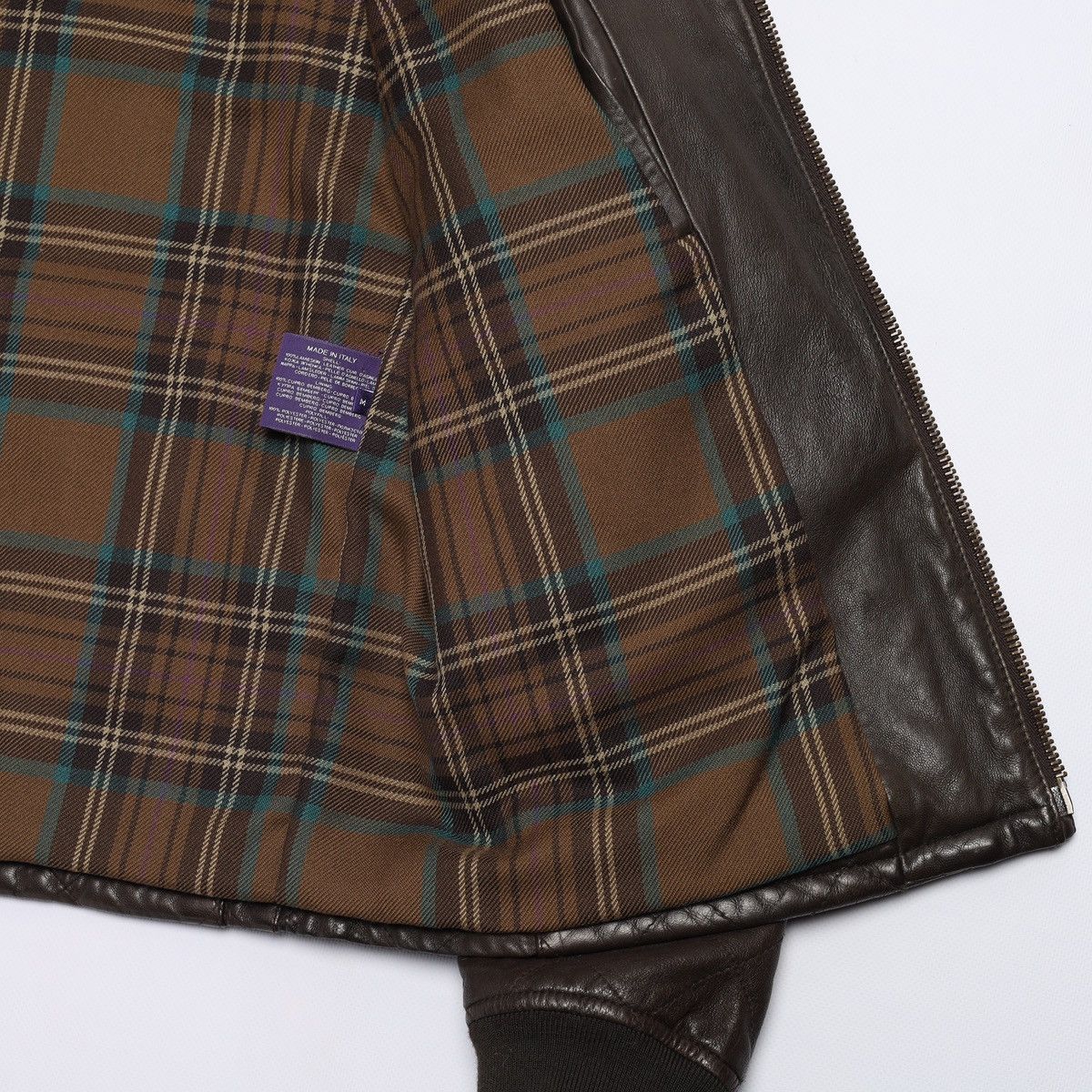 Ralph Lauren Purple Label Ralph Lauren Purple Label Lambskin Leather Bomber Jacket Size US M / EU 48-50 / 2 - 11 Thumbnail