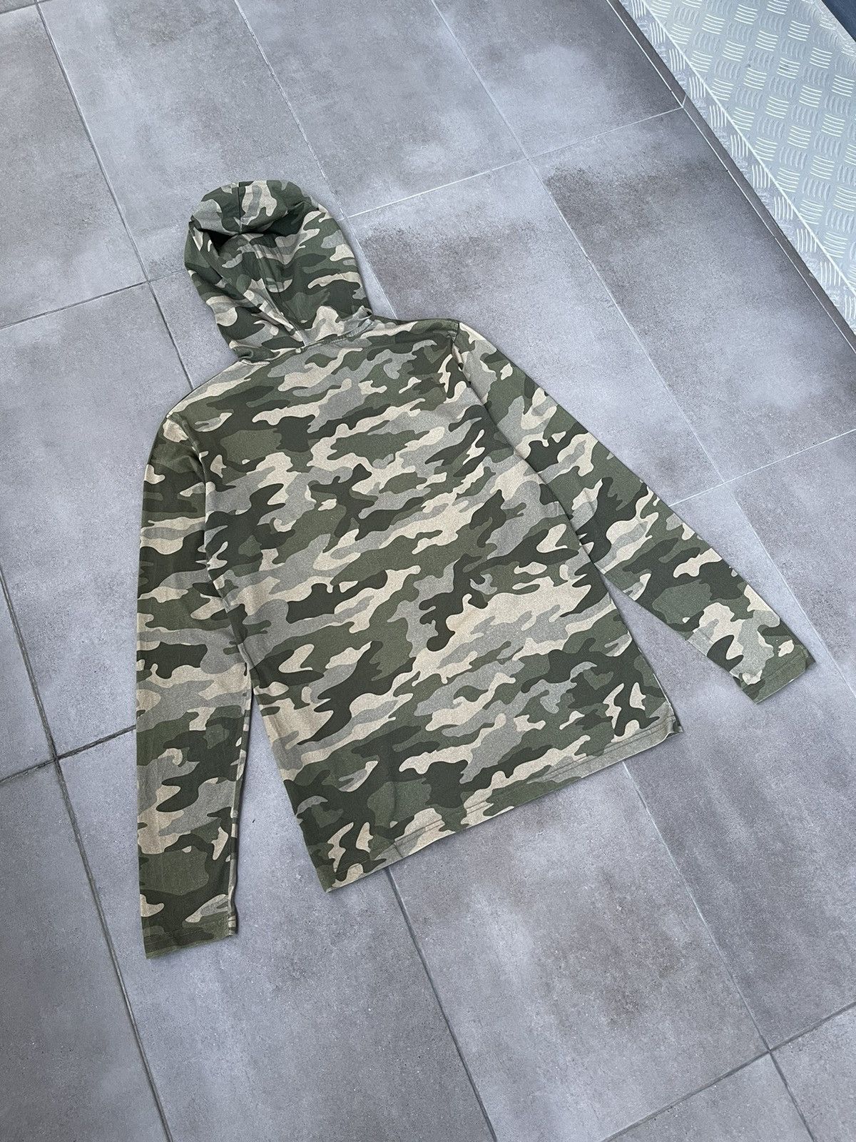 Balmain AW17 Balmain Logo Camo Print Thin Hoodie Size US S / EU 44-46 / 1 - 14 Thumbnail