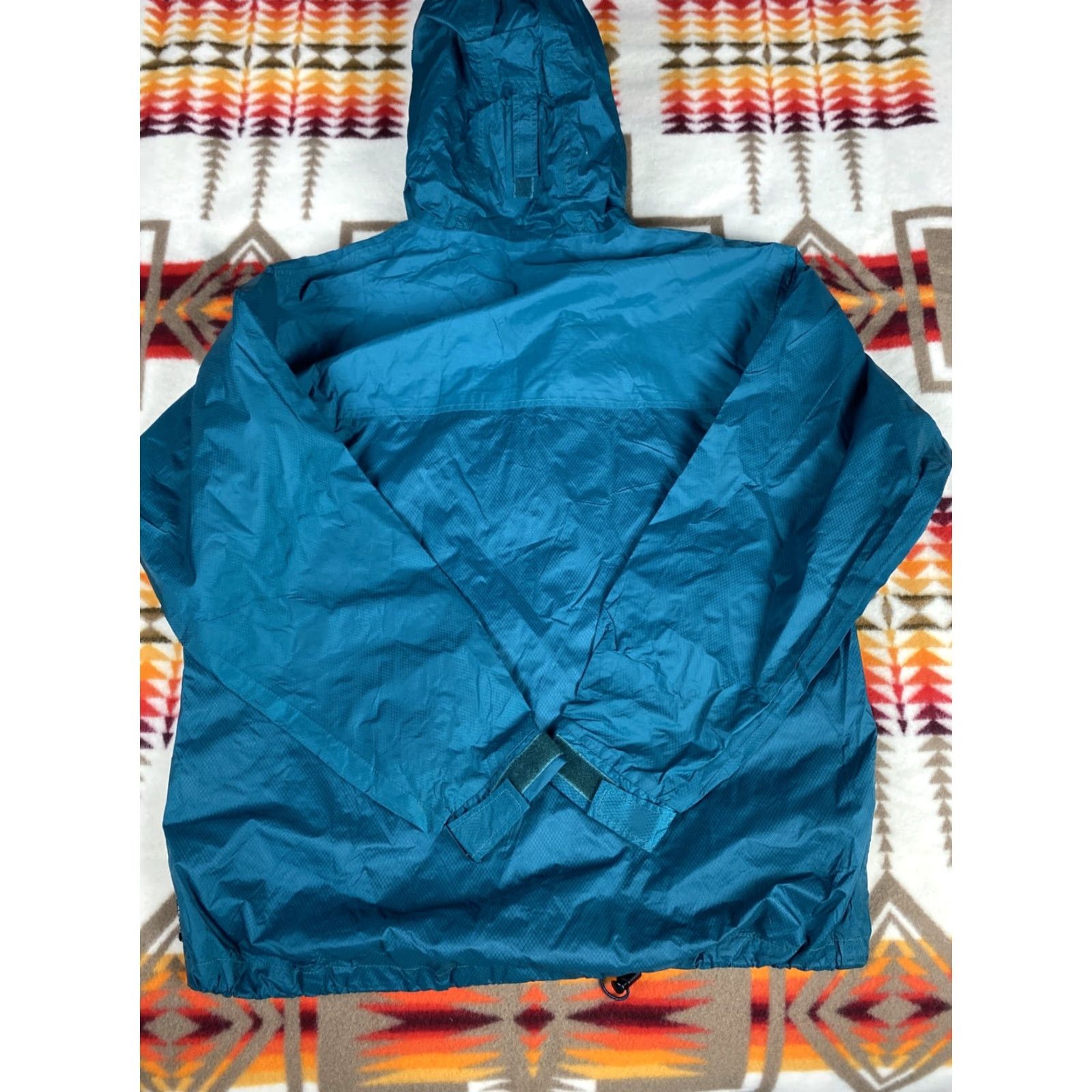 Vintage Columbia Omni-Tech Packable Aqua Mens M Hoodie Windbreaker Jacket Size US M / EU 48-50 / 2 - 6 Thumbnail