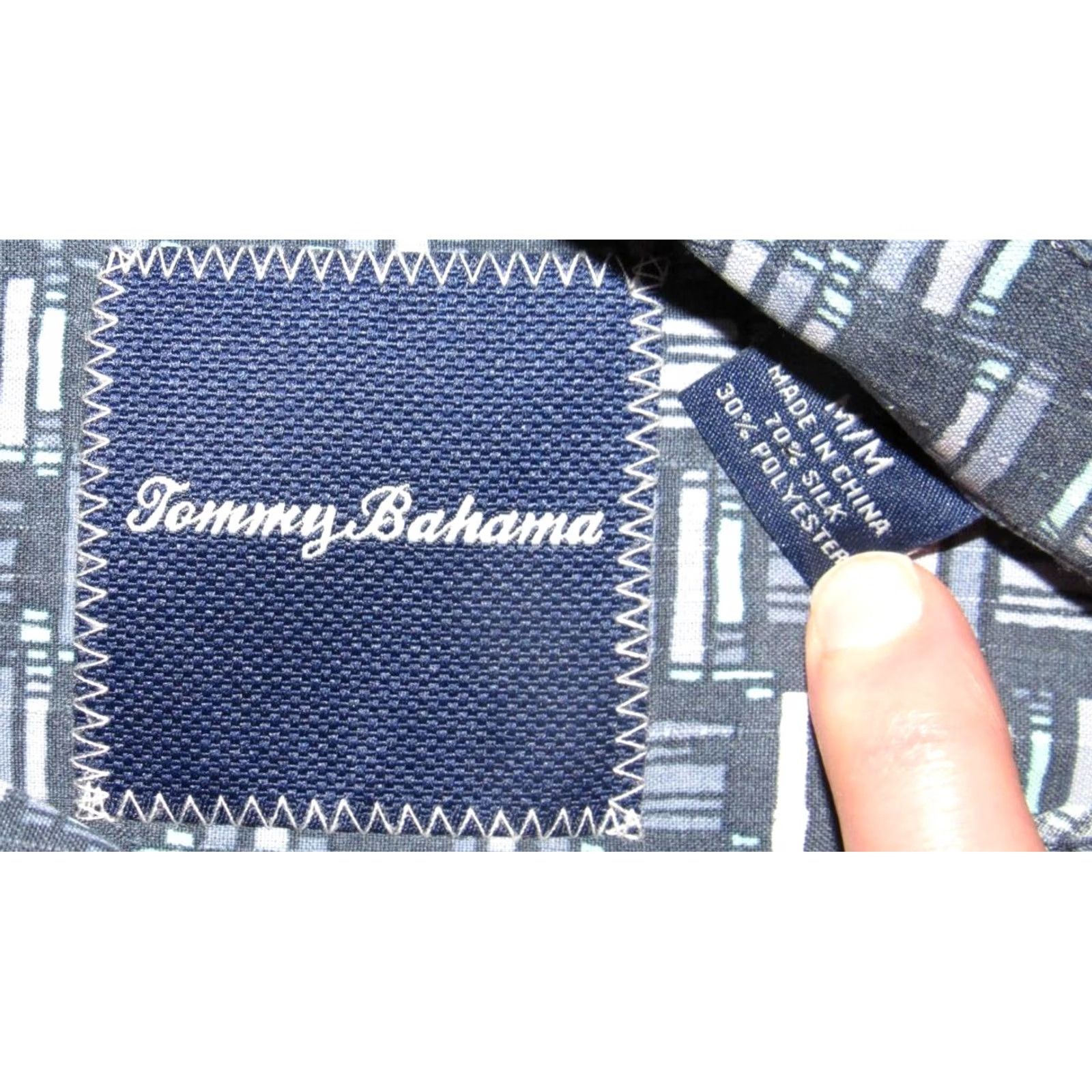 Tommy Bahama TOMMY BAHAMA Blue Printed Silk Polyester Blend Short Sleeve Hawaiian Shirt M Mens Size US M / EU 48-50 / 2 - 3 Thumbnail