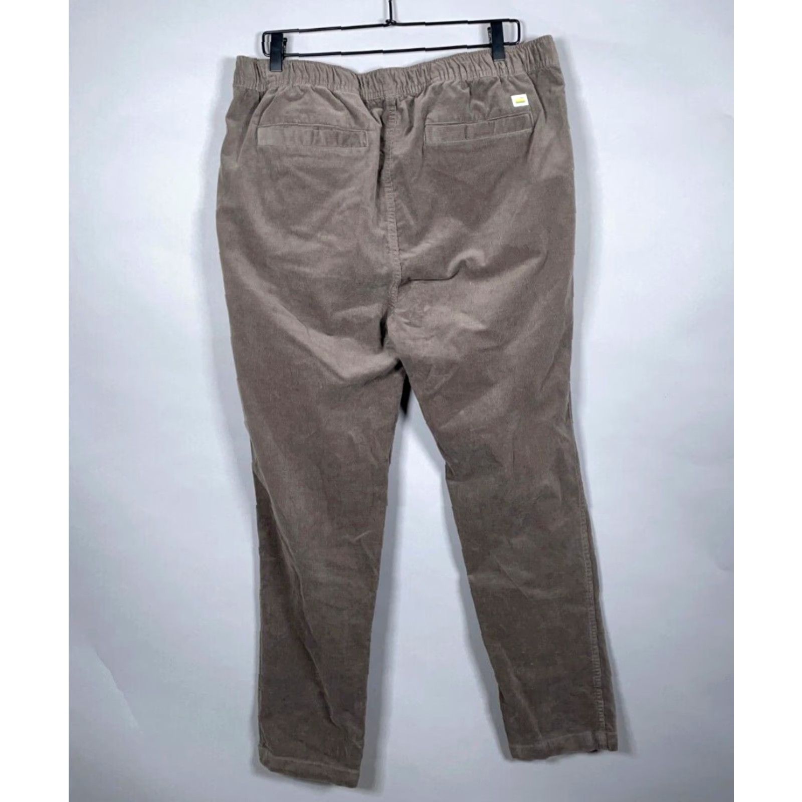 Vuori Vuori Pants Men's 2XL Corduroy Drawstring Zip Fly V440 Cocoa Brown Size US 39 - 2 Thumbnail
