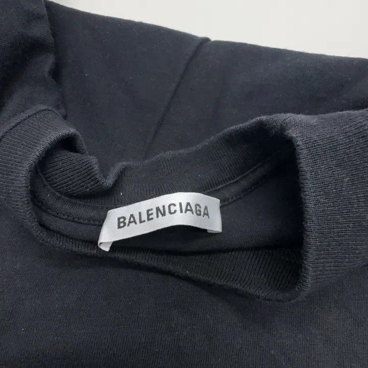 Balenciaga Balenciaga Black Graphic Short Sleeve T-Shirt 0079-2507 Size XS / US 0-2 / IT 36-38 - 1 Thumbnail