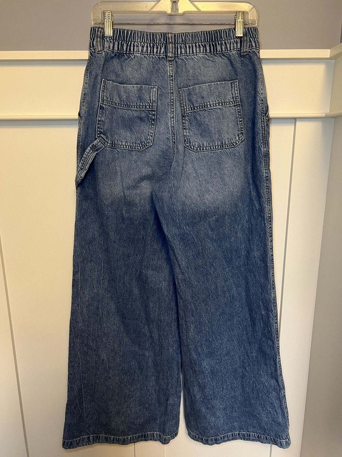 Garage Garage baggy wide leg flared blue jeans Size 27" / US 4 / IT 40 - 2 Thumbnail