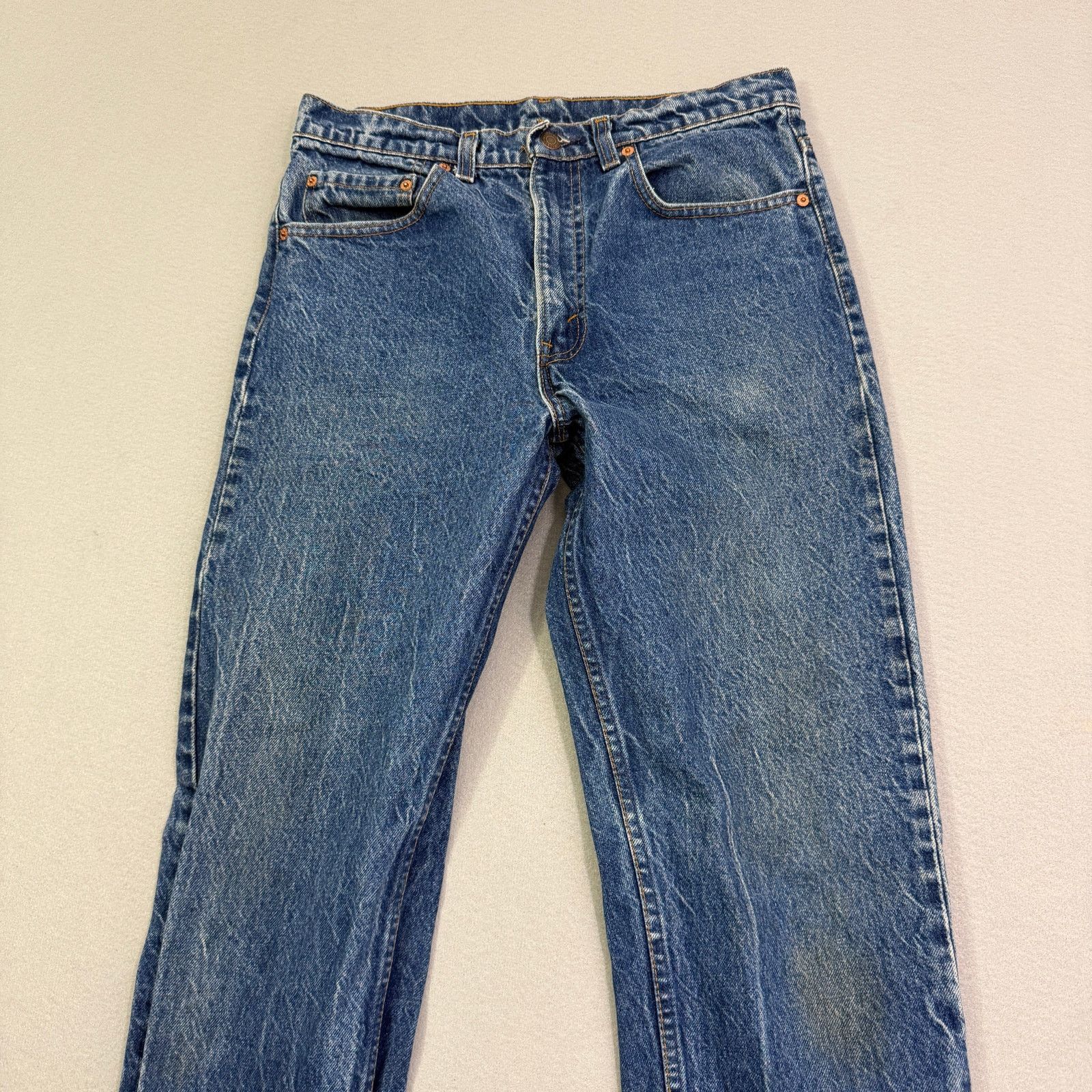 Levi's Vintage Levis 501 Jeans Men's 30x33 Measured Blue USA 90s Size US 30 / EU 46 - 2 Thumbnail
