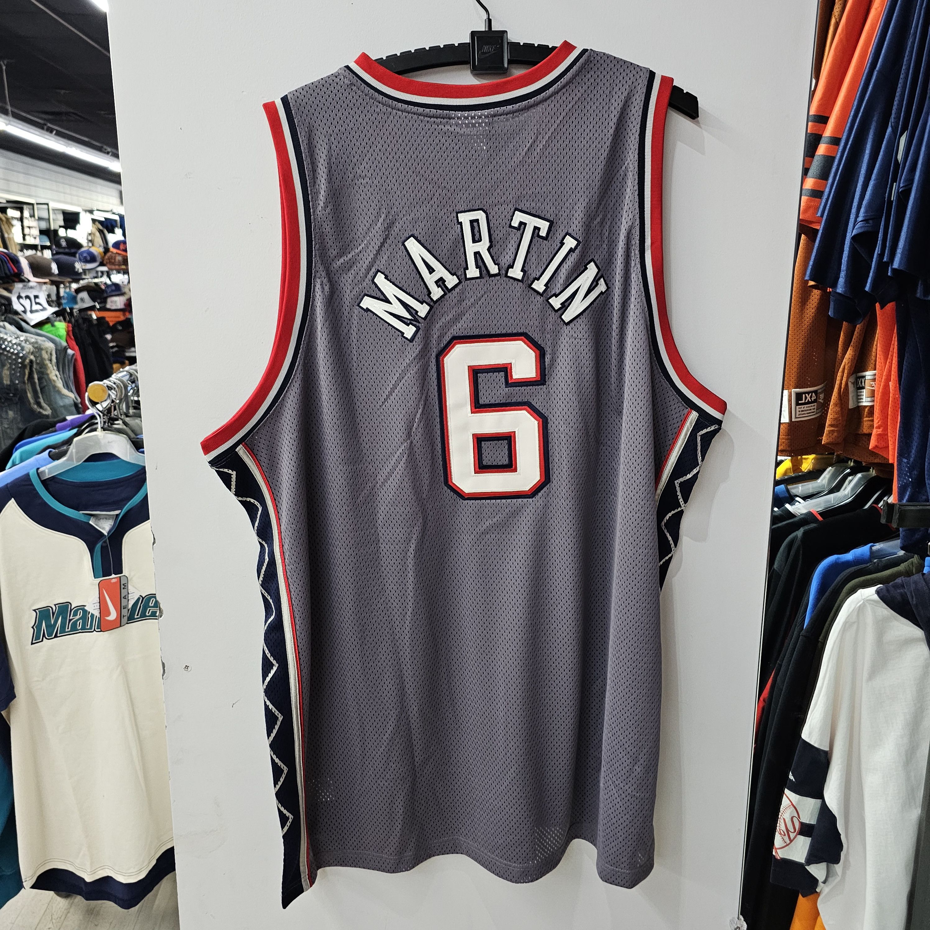 Reebok New Jersey Nets Kenyon Martin Authentic Jersey sz.56 Size US XXL / EU 58 / 5 - 4 Thumbnail