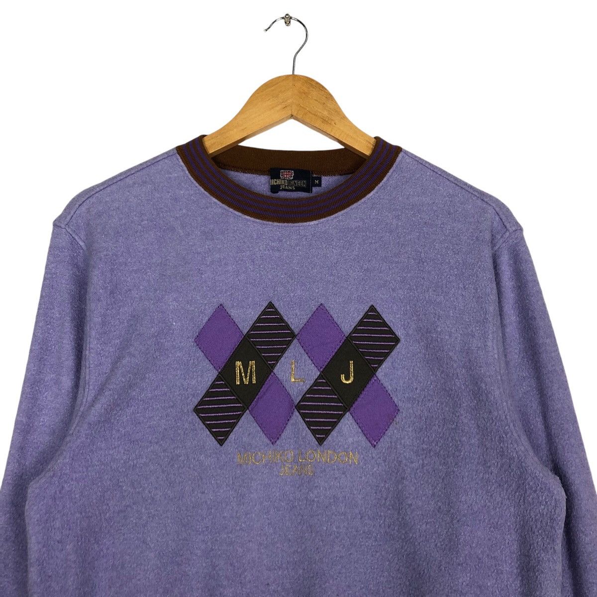 Michiko Koshino London × Vintage Vintage Michiko London Jean Sweatshirt Rare Pullover Small Size US S / EU 44-46 / 1 - 2 Thumbnail