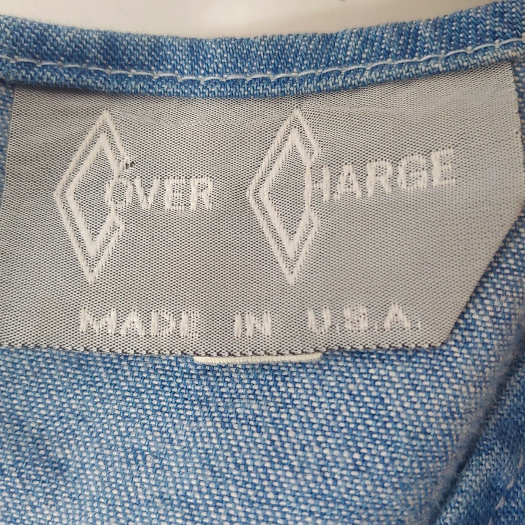 Vintage VINTAGE Cover Charge Shirt Women L Blue Chambray Zebra Print Fashion Hangers Retro Womens Size L / US 10 / IT 46 - 5 Thumbnail