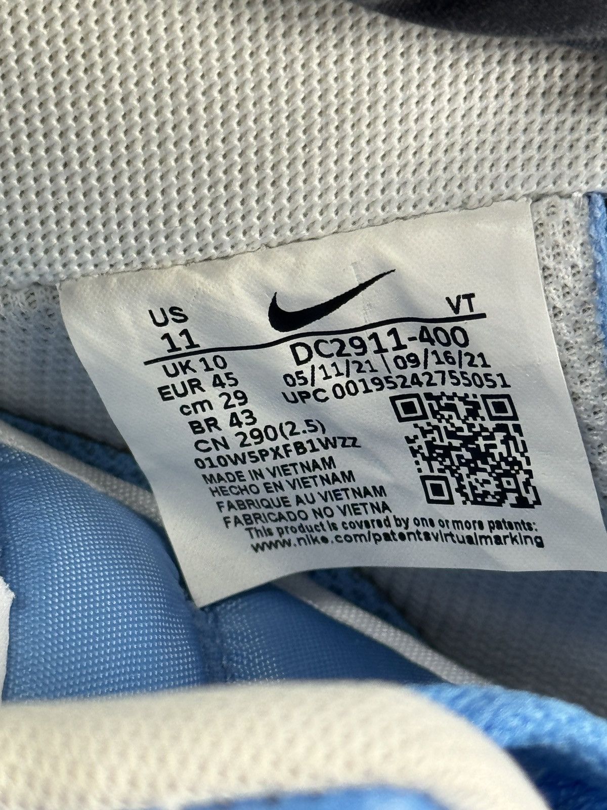 Nike AIR FORCE 1 LOW `70 SNEAKERS Size US 11 / EU 44 - 8 Thumbnail