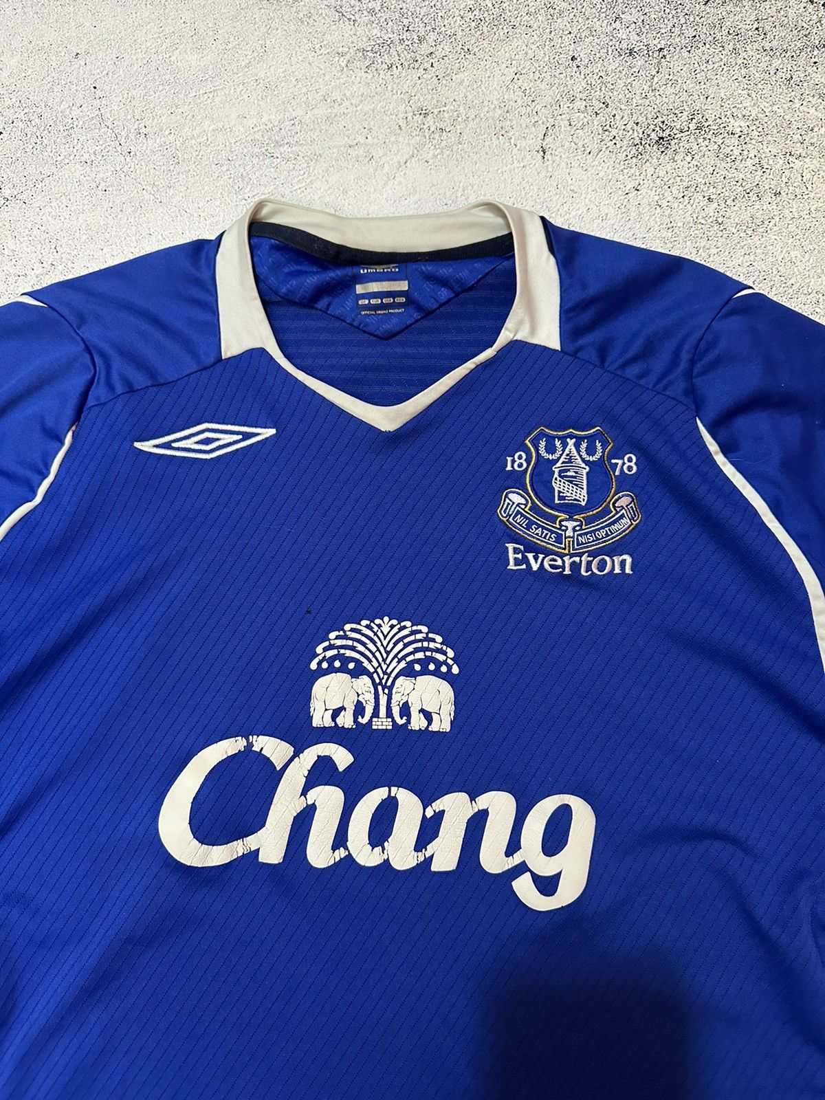 Umbro Vintage Everton Jersey 2008 Size US L / EU 52-54 / 3 - 4 Thumbnail