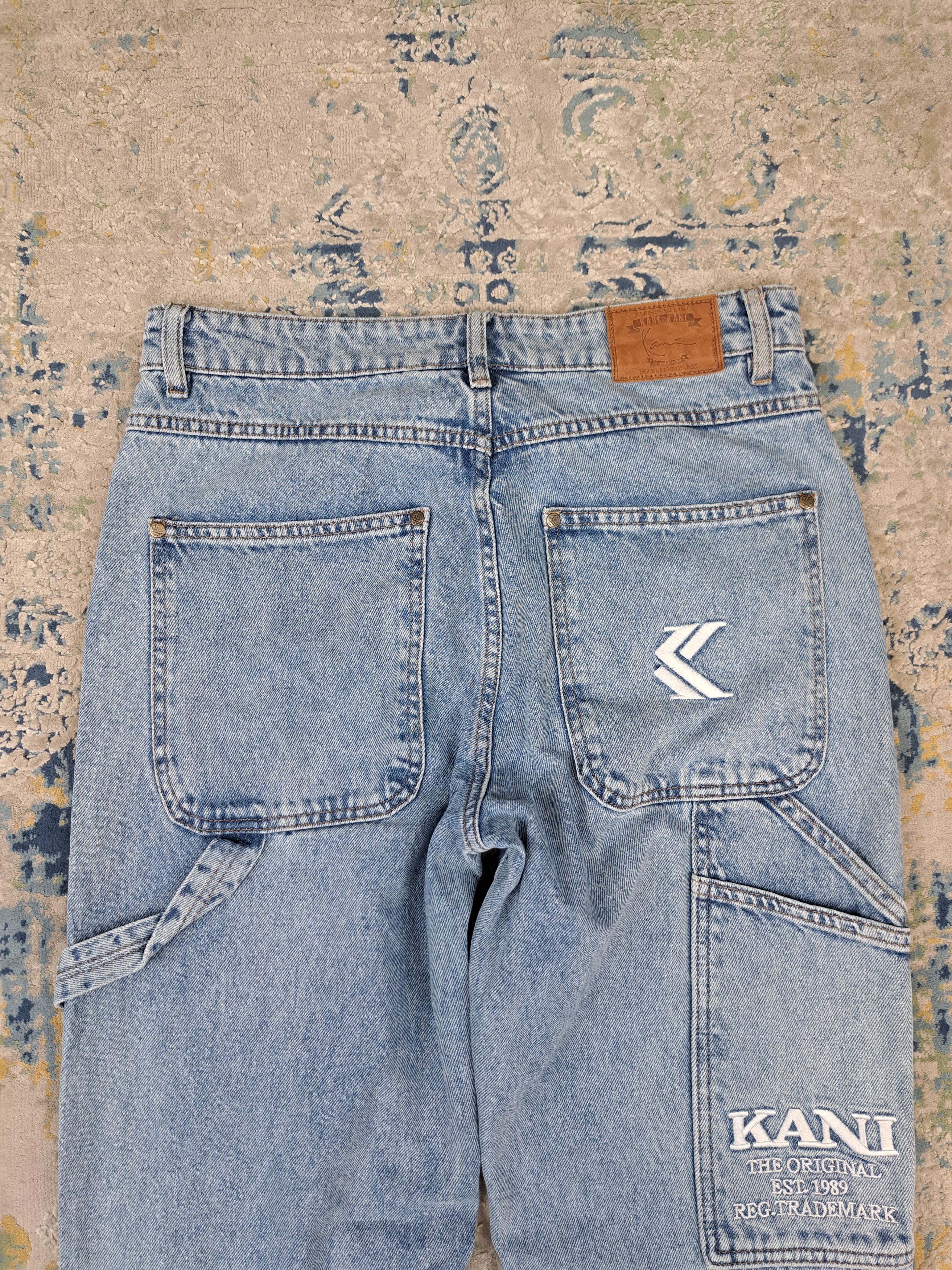 Karl Kani Karl Kani Embroidered Carpenter Baggy Hip Hop Pants Size US 32 / EU 48 - 2 Thumbnail