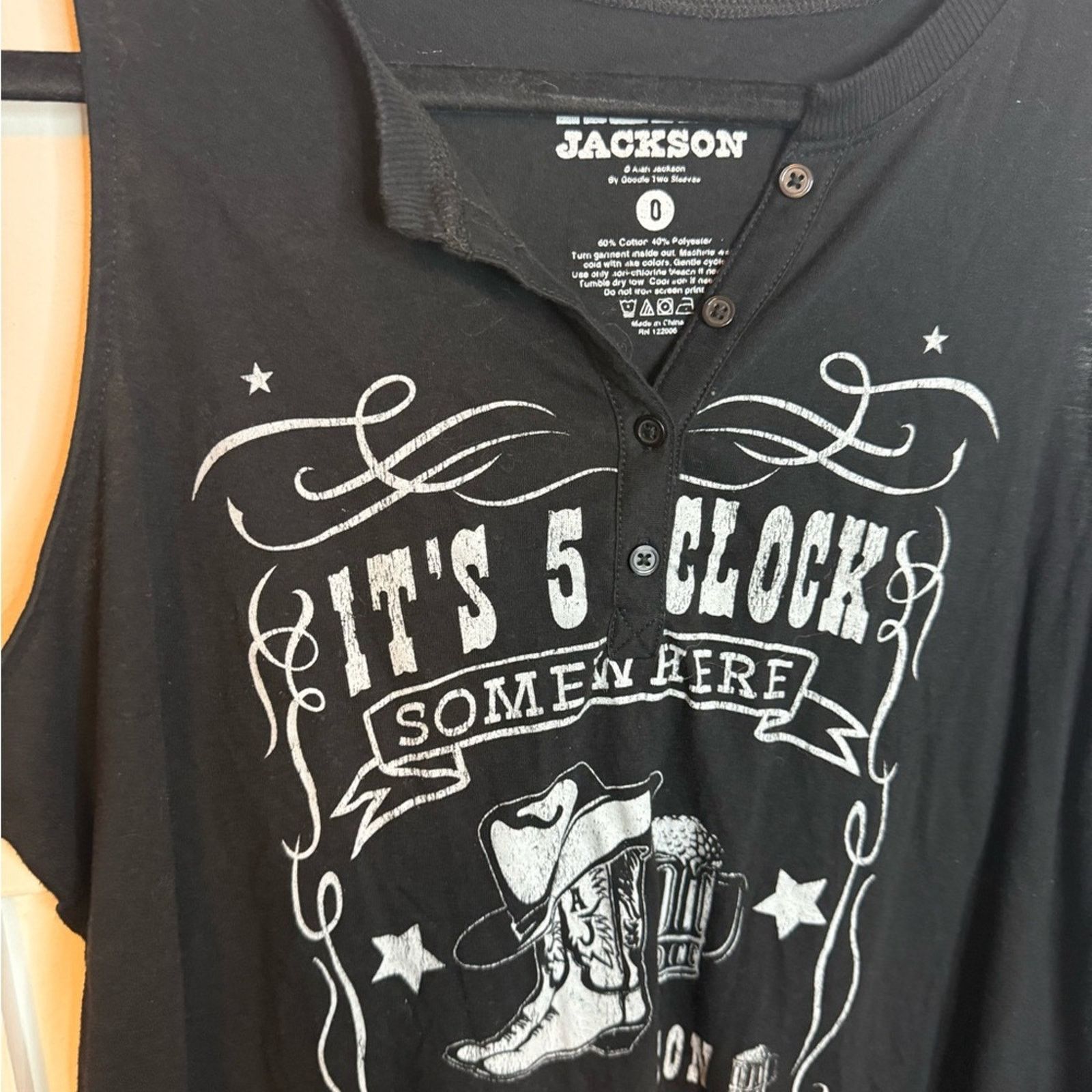 Other Goodie Two Sleeves Alan Jackson Graphic Tank Size XL / US 12-14 / IT 48-50 - 4 Thumbnail
