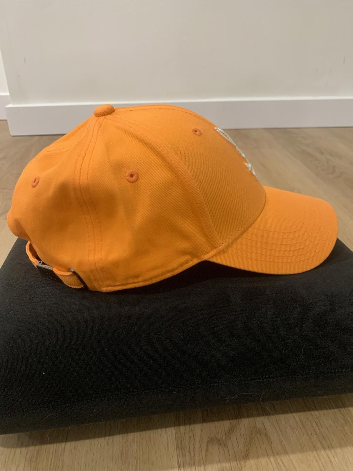 Psycho Bunny Psycho Bunny Orange Baseball Cap Skull Adjustable NWOT Size ONE SIZE - 3 Thumbnail