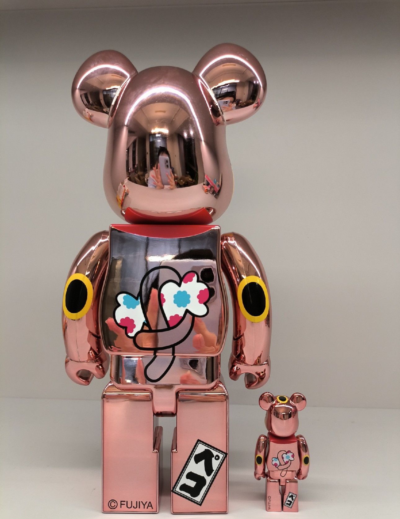 Japanese Brand Bearbrick Lucky Cat Peko-Chan Money Luck 100% & 400% Set Size ONE SIZE - 2 Thumbnail