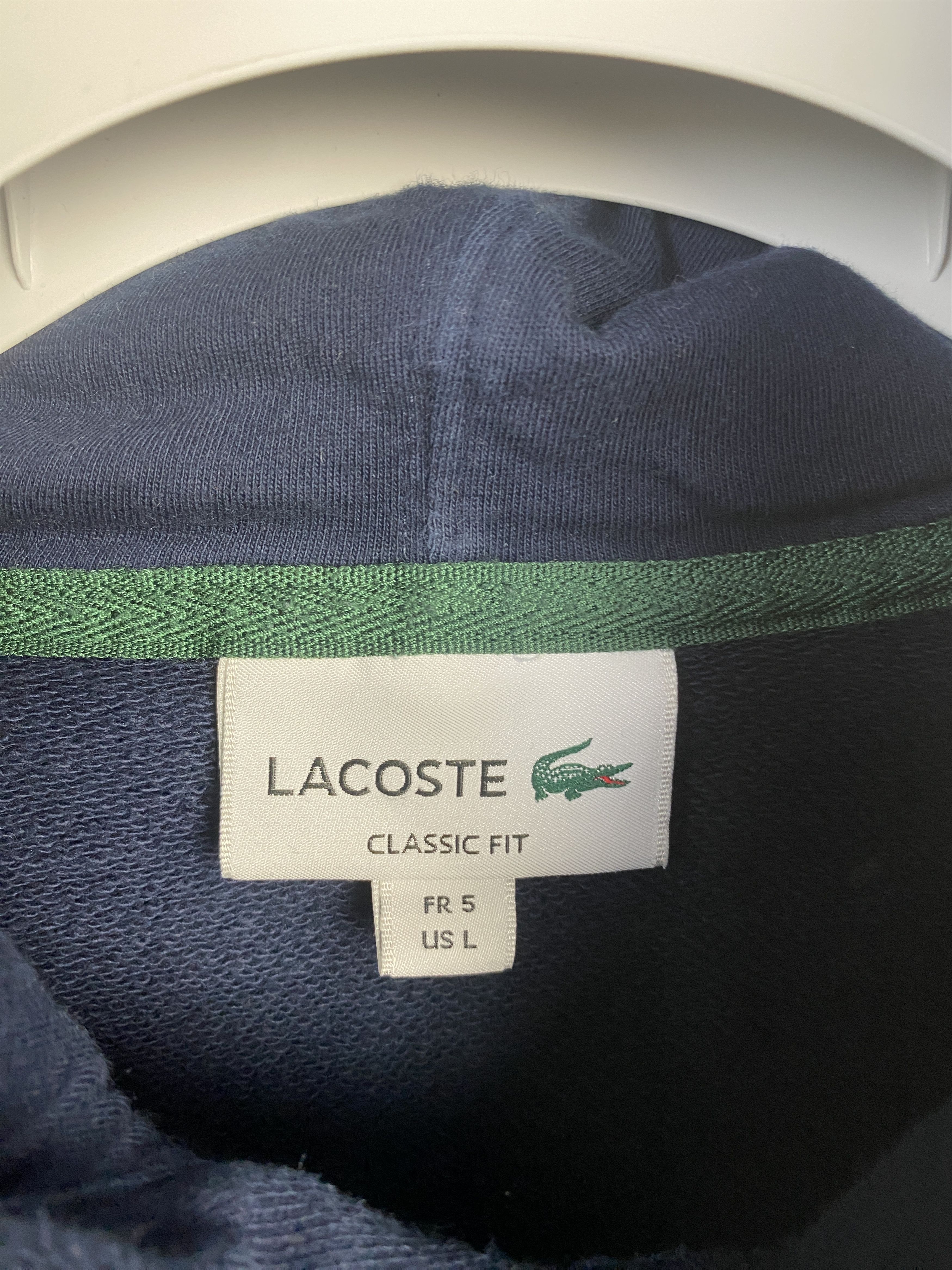 Lacoste Lacoste center logo hoodie casual Size US L / EU 52-54 / 3 - 4 Thumbnail