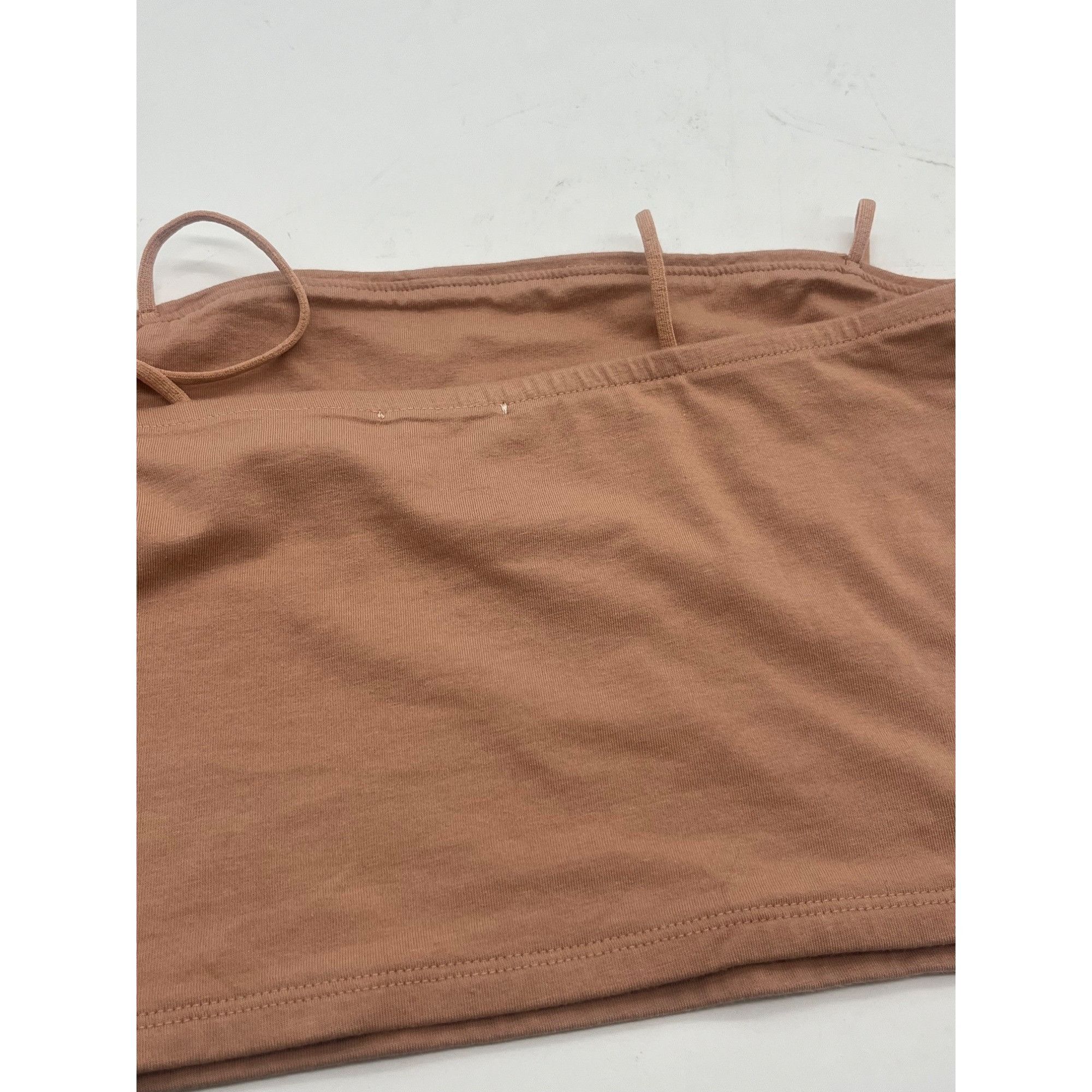 Other Open Edit Square Neck Crop Camisole In Tan Nougat, Sz. S Size S / US 4 / IT 40 - 12 Thumbnail